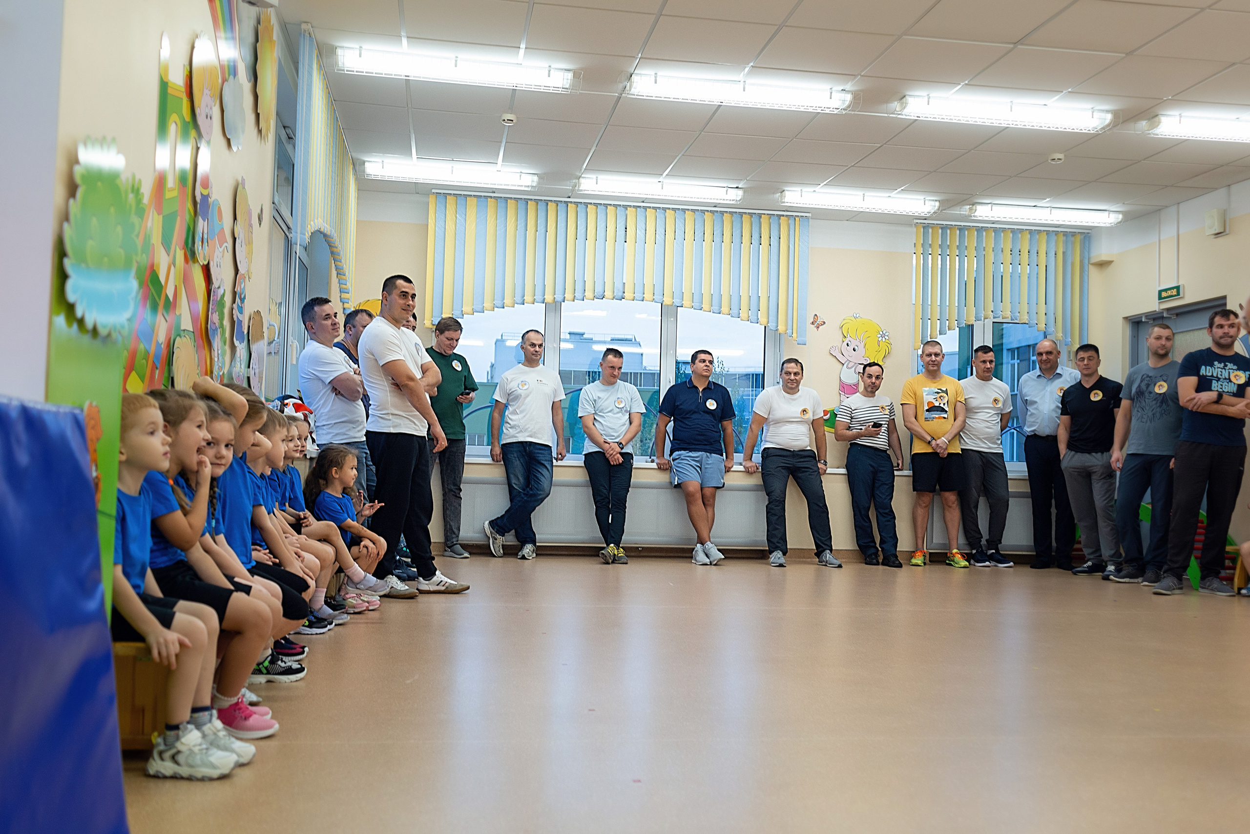 День пап в детском саду_2024. Семейный фотограф в Санкт-Петербурге