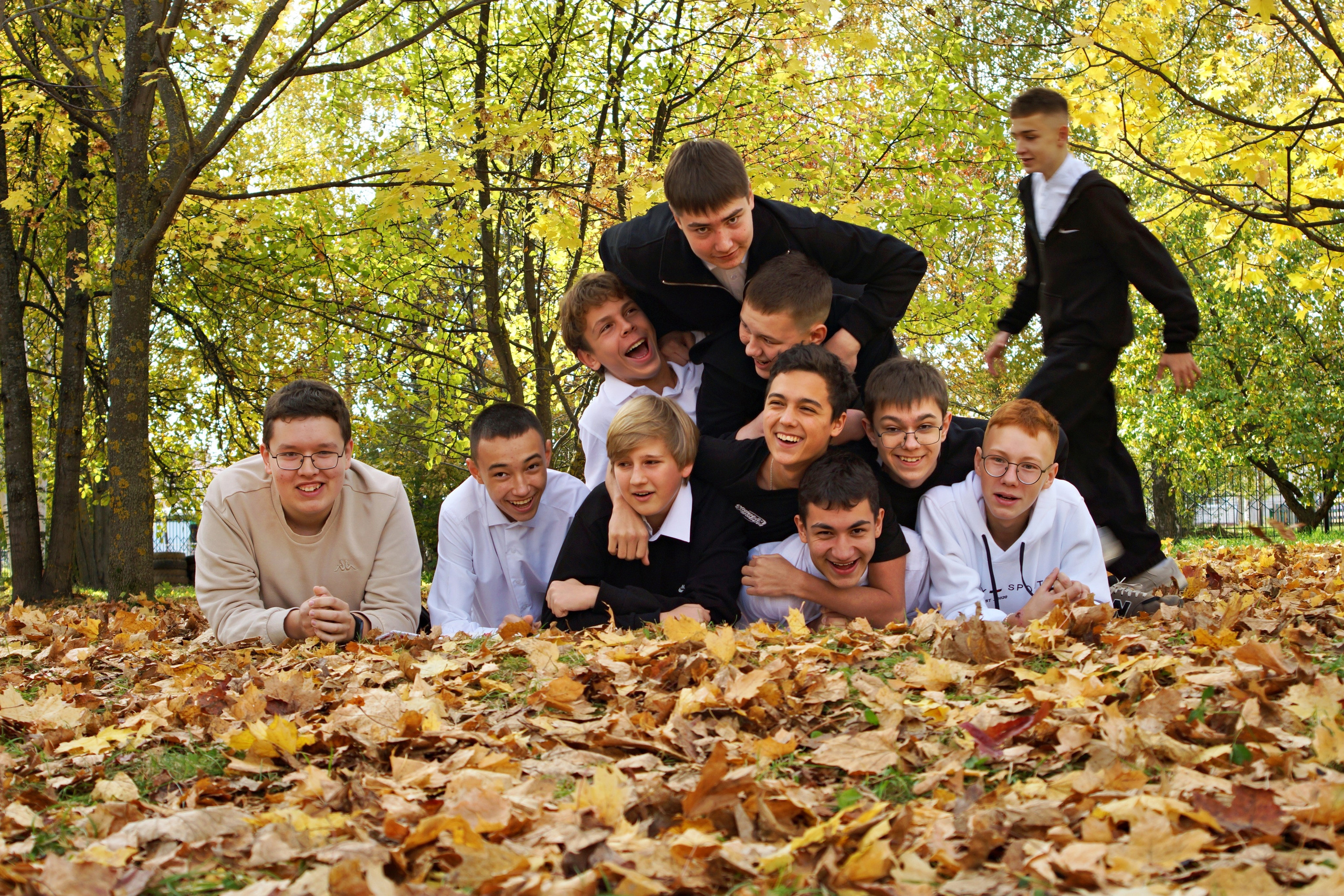 Осенняя фотосессия в школе г. Йошкар-Ола