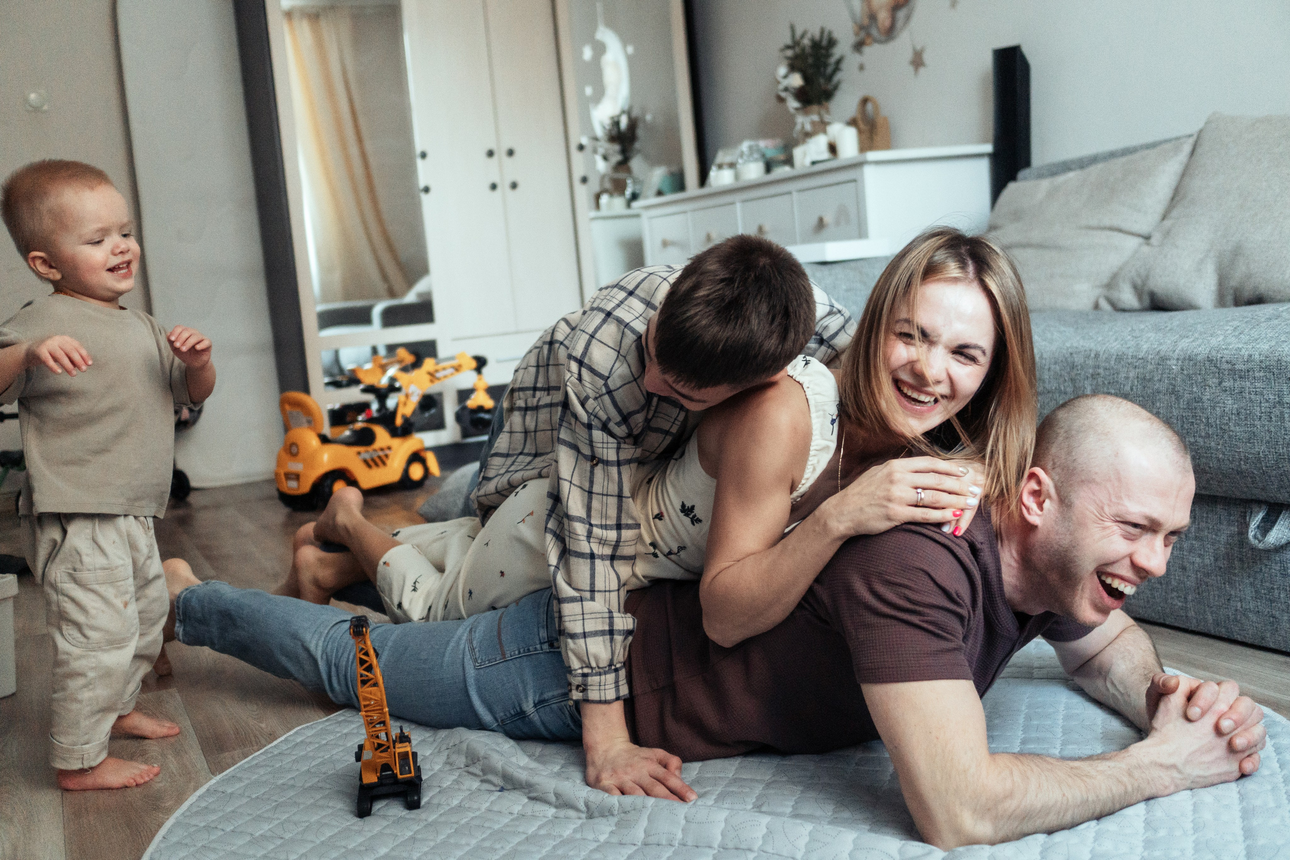 Катя, Антон, Вадим и Миша. Семейный и детский фотограф в Санкт-Петербурге Наталья Григорьева