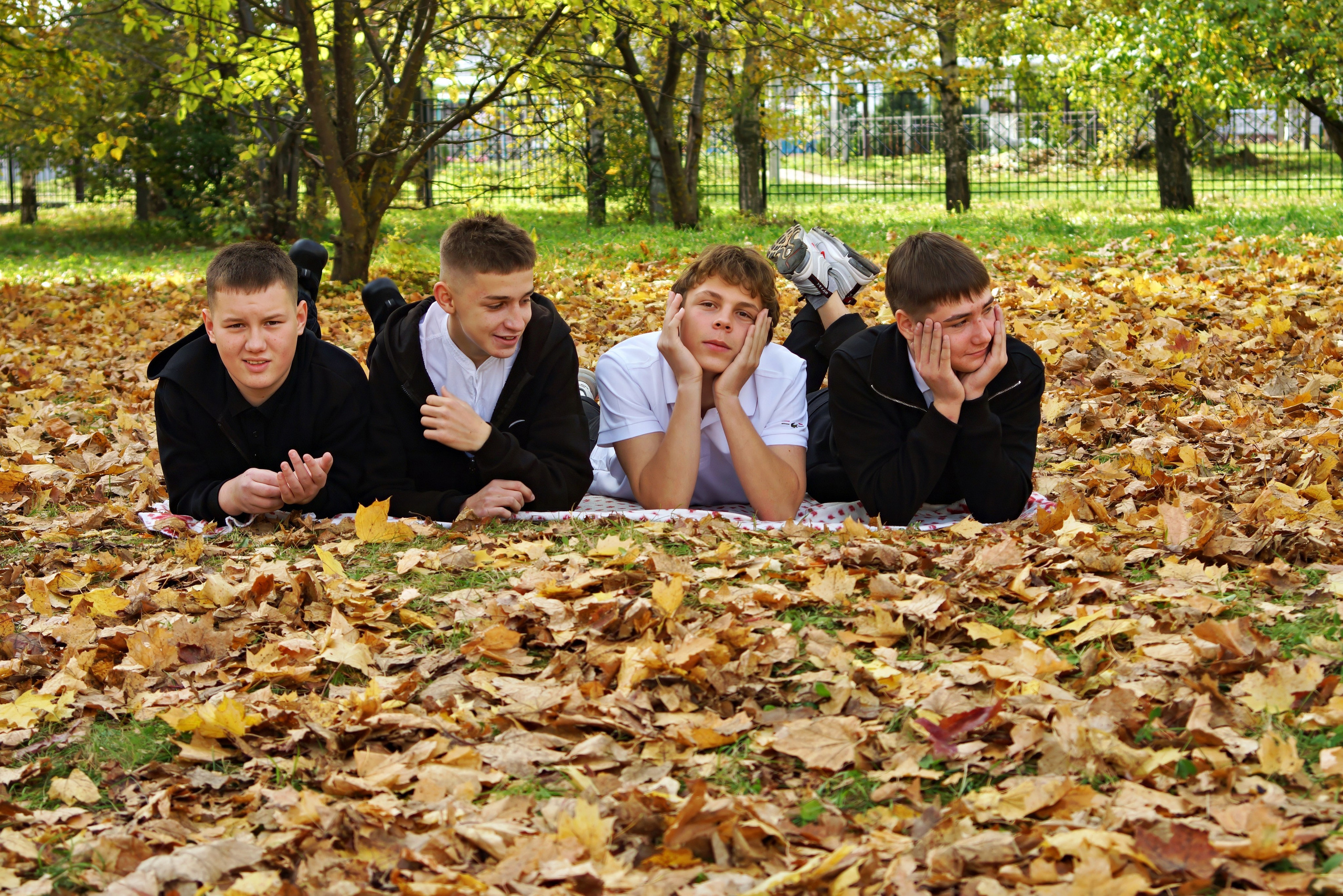 Осенняя фотосессия в школе г. Йошкар-Ола