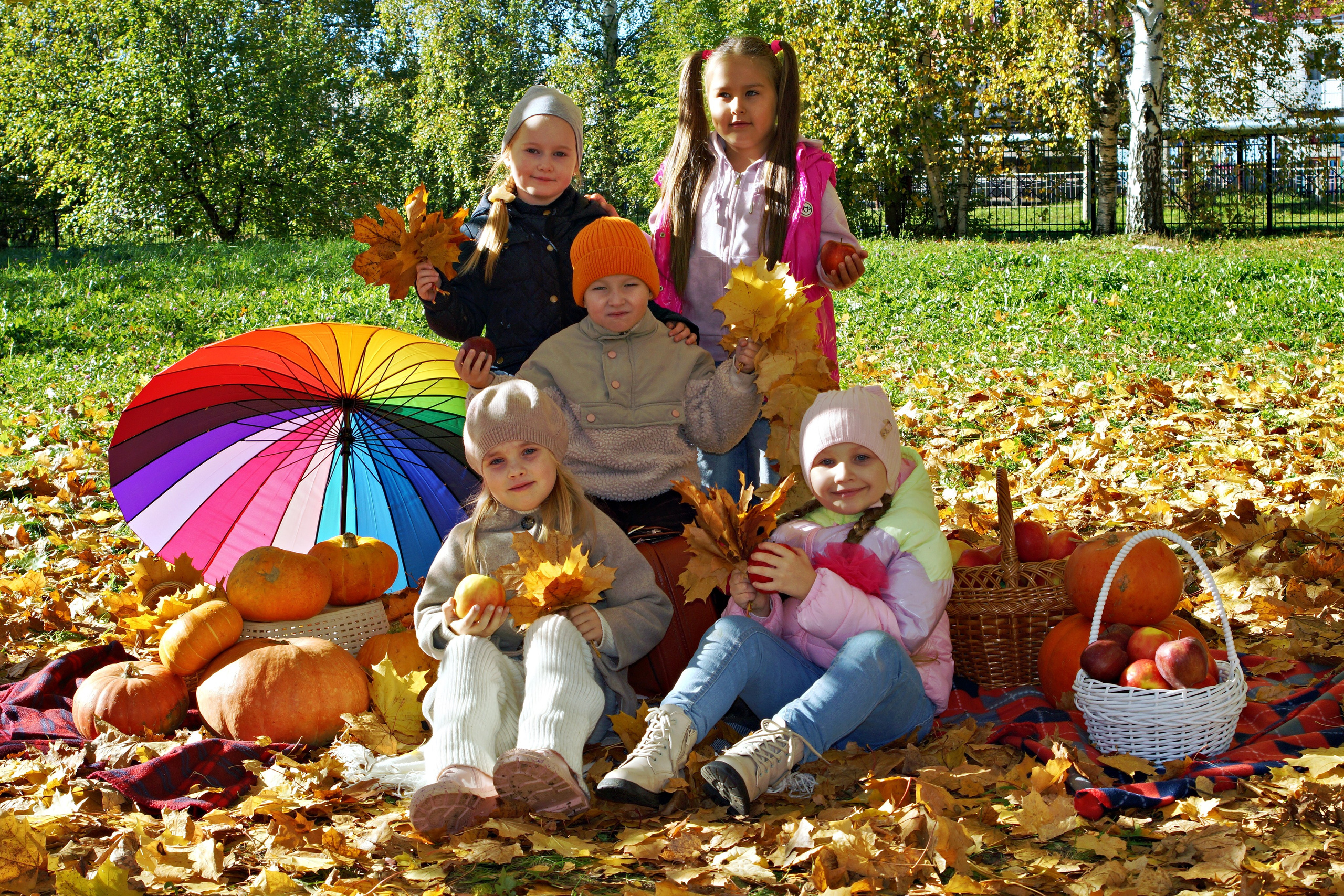 Осенняя фотосессия в детском саду г. Йошкар-Ола