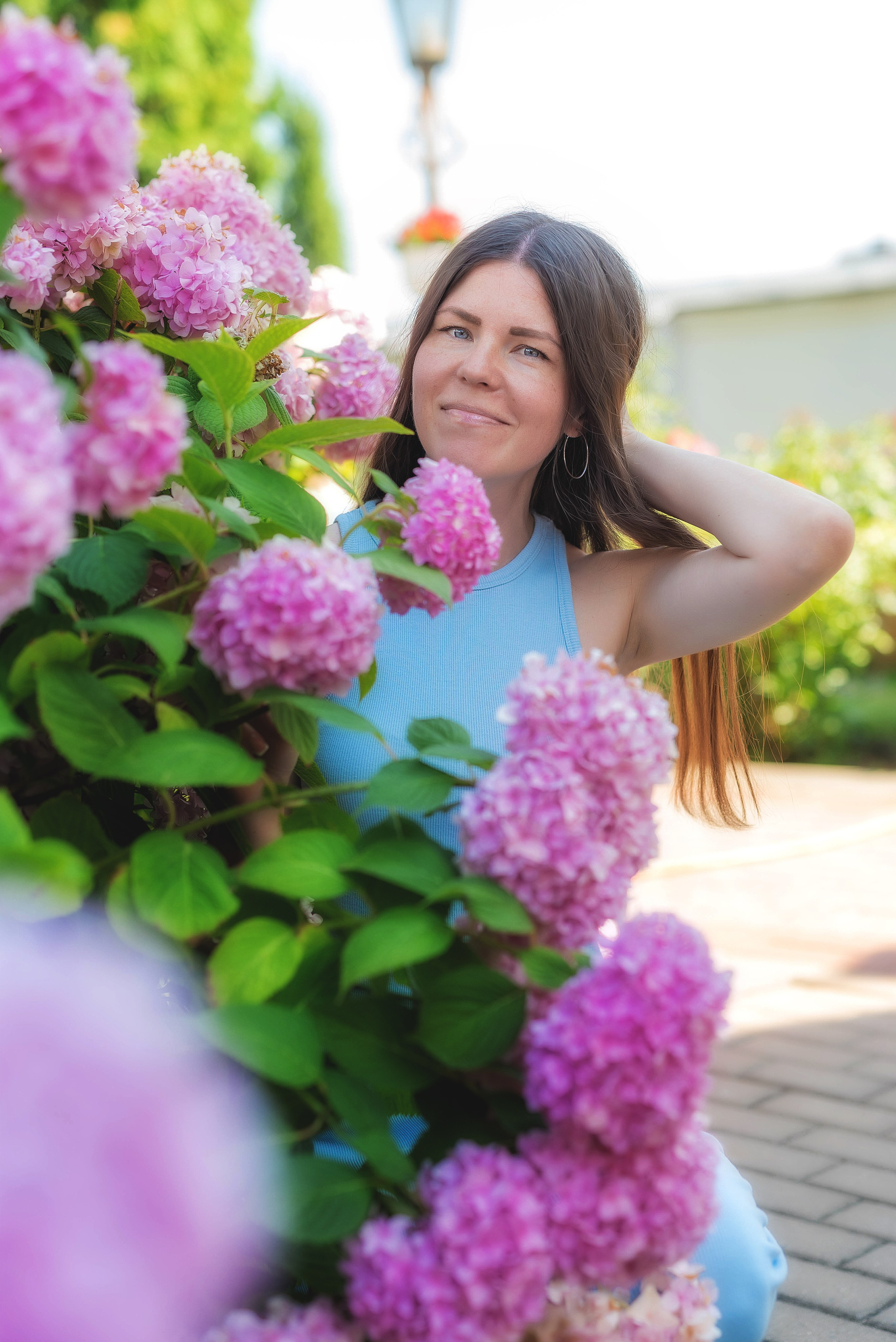 Съёмка в гортензиях. Семейный, детский фотограф в Воронеже Анна Никитина