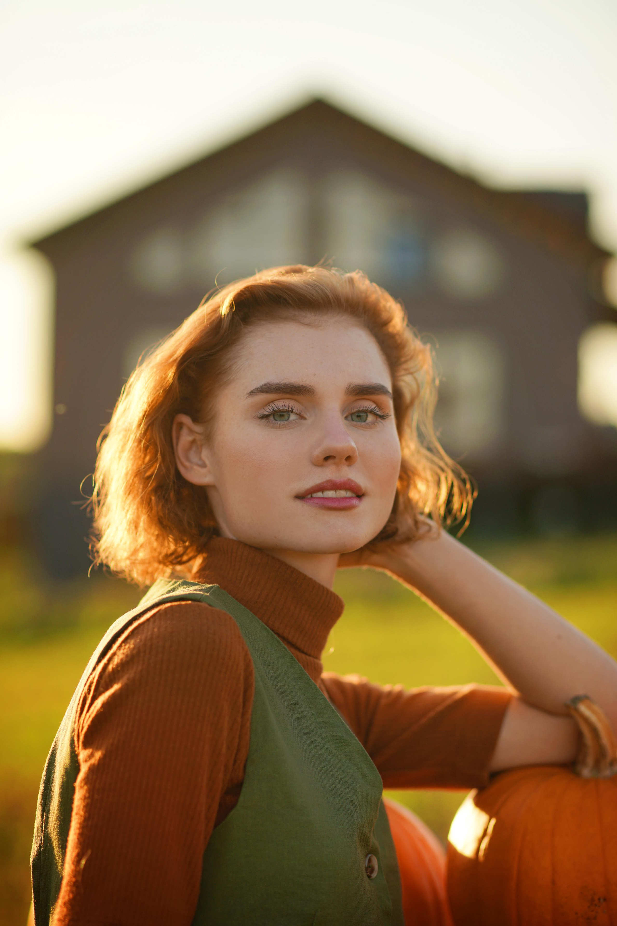 Лиза, сентябрь. Фотодача — загородный дом для съемок в Домодедово, Московская область
