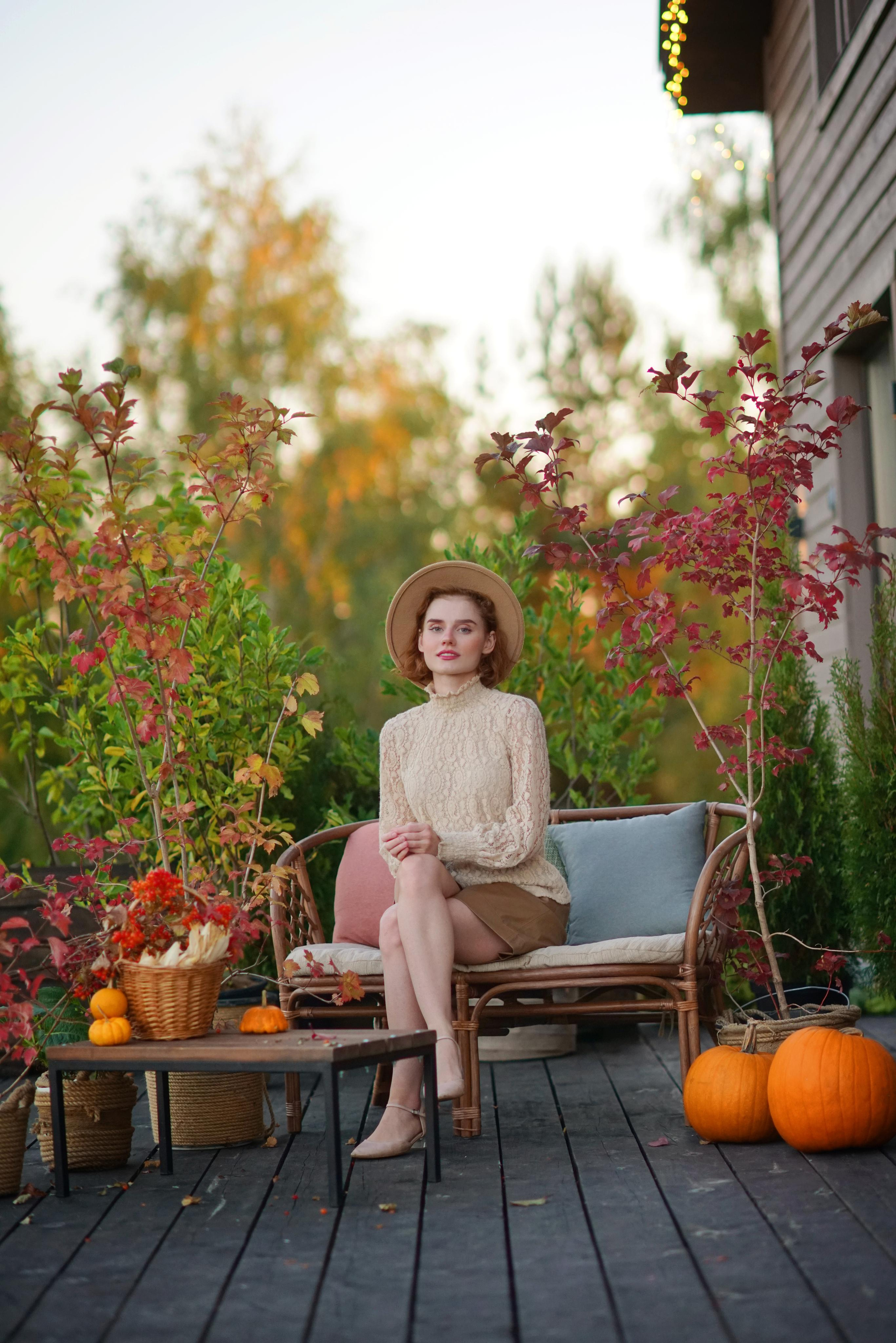 Лиза, сентябрь. Фотодача — загородный дом для съемок в Домодедово, Московская область