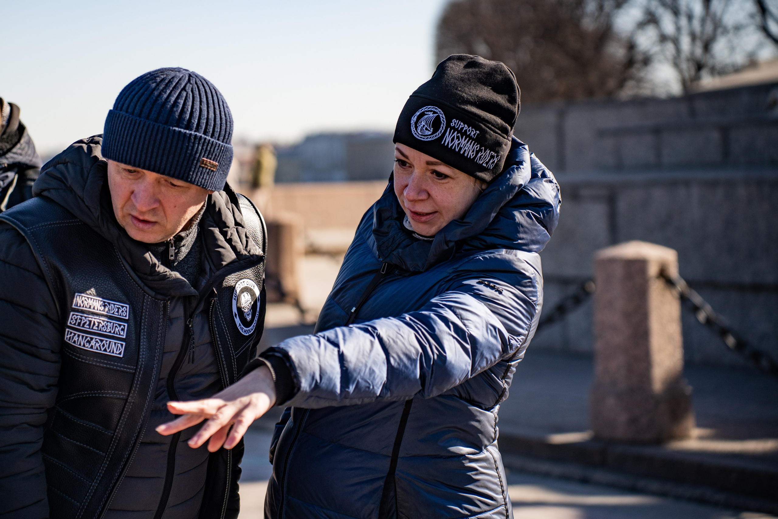 Весенний прохват мотоклуба Normans Riders MC. Концертный и репортажный фотограф в Санкт-Петербурге Слава Пахомов
