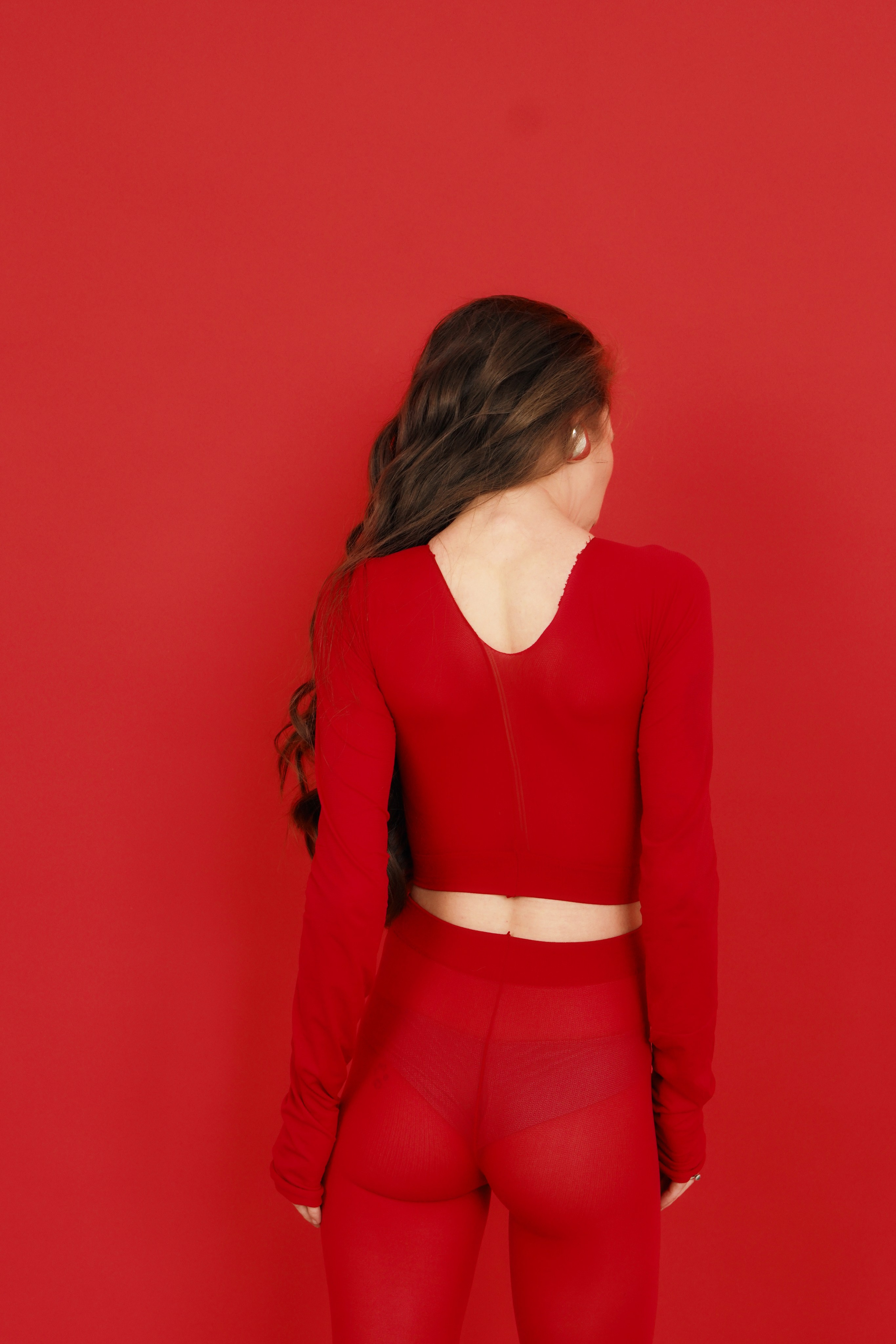 Натуся в красном. Фотограф Москва — Полина Робин