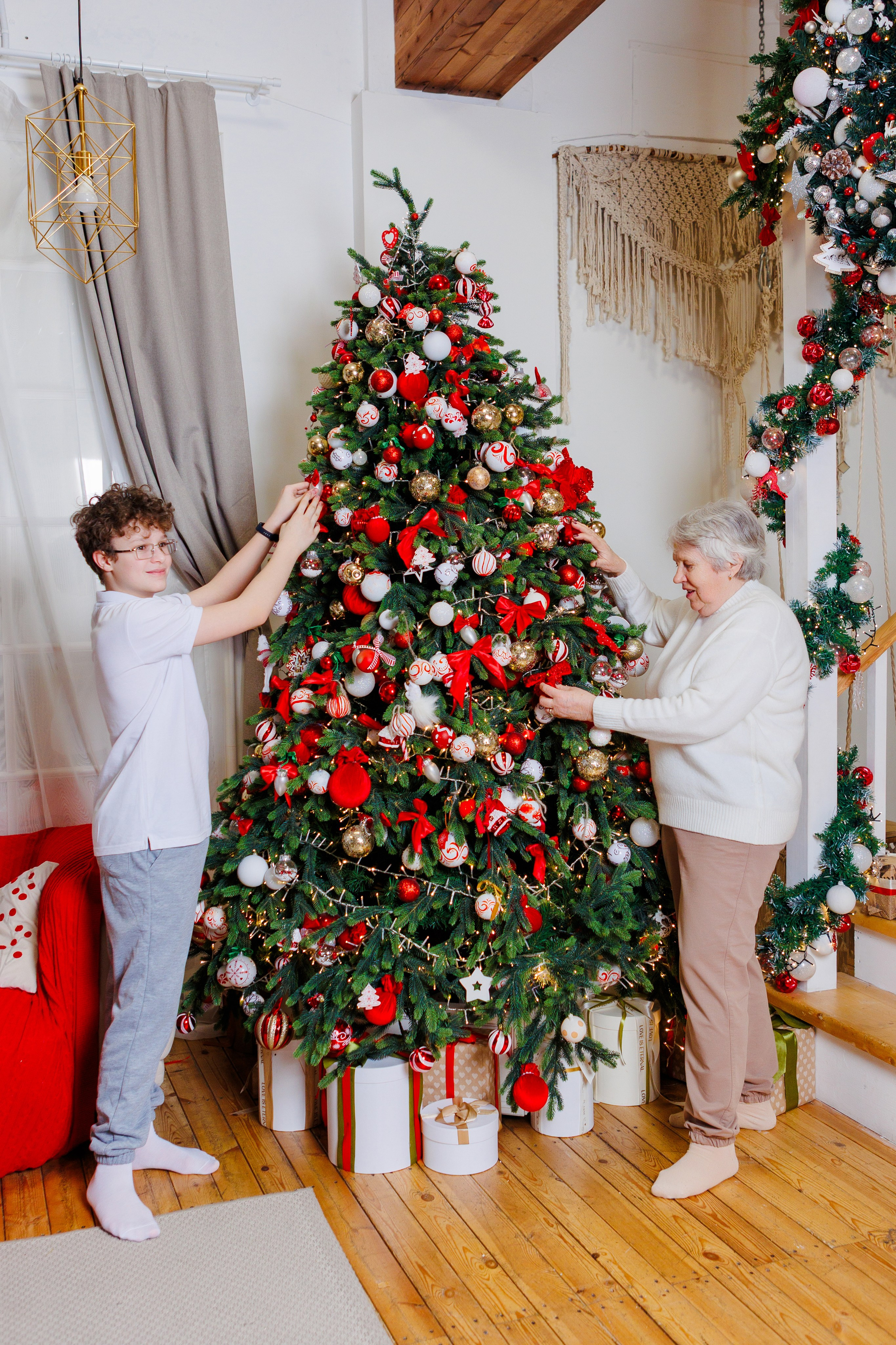 Любимая бабушка Ольга с внуком. Фотограф в Санкт-Петербурге