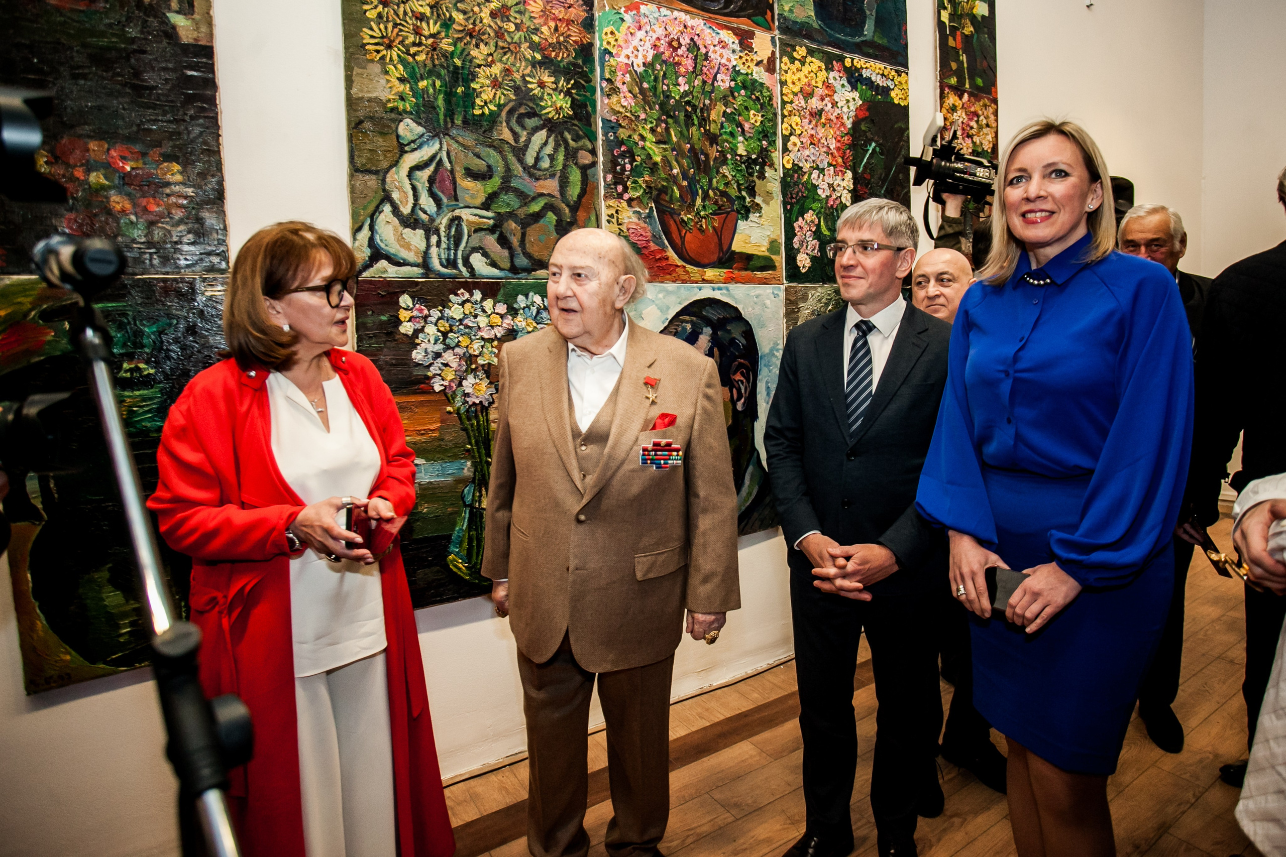 Открытие выставки Зураба Церетели. Art photographer Nino