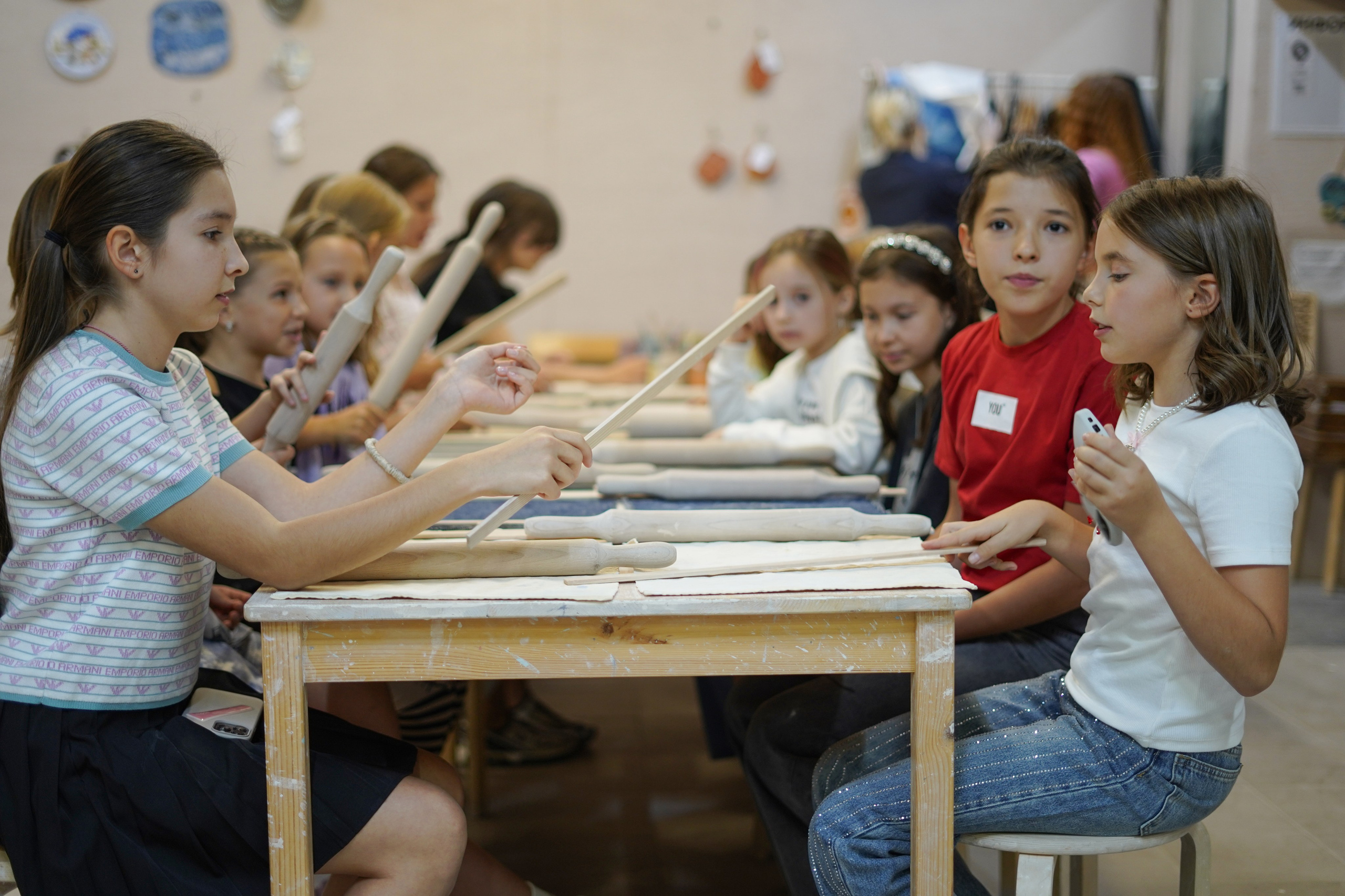 Сьемка в гончарной мастерской. Главная