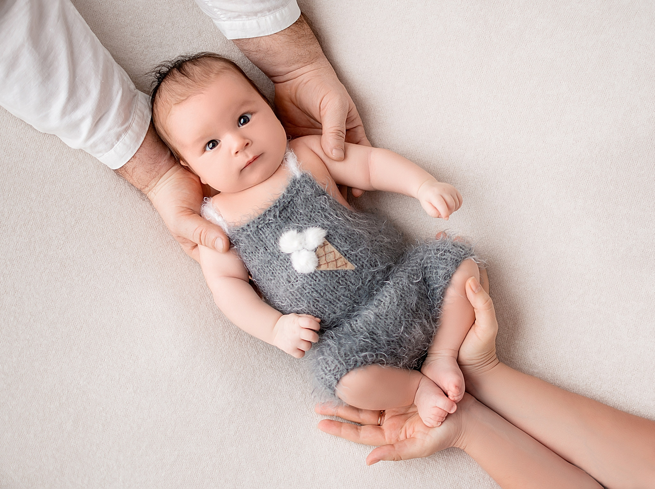 Съёмка детская на 2 месяца в Краснодаре. Фотограф новорожденных Краснодар Малышенко Надежда