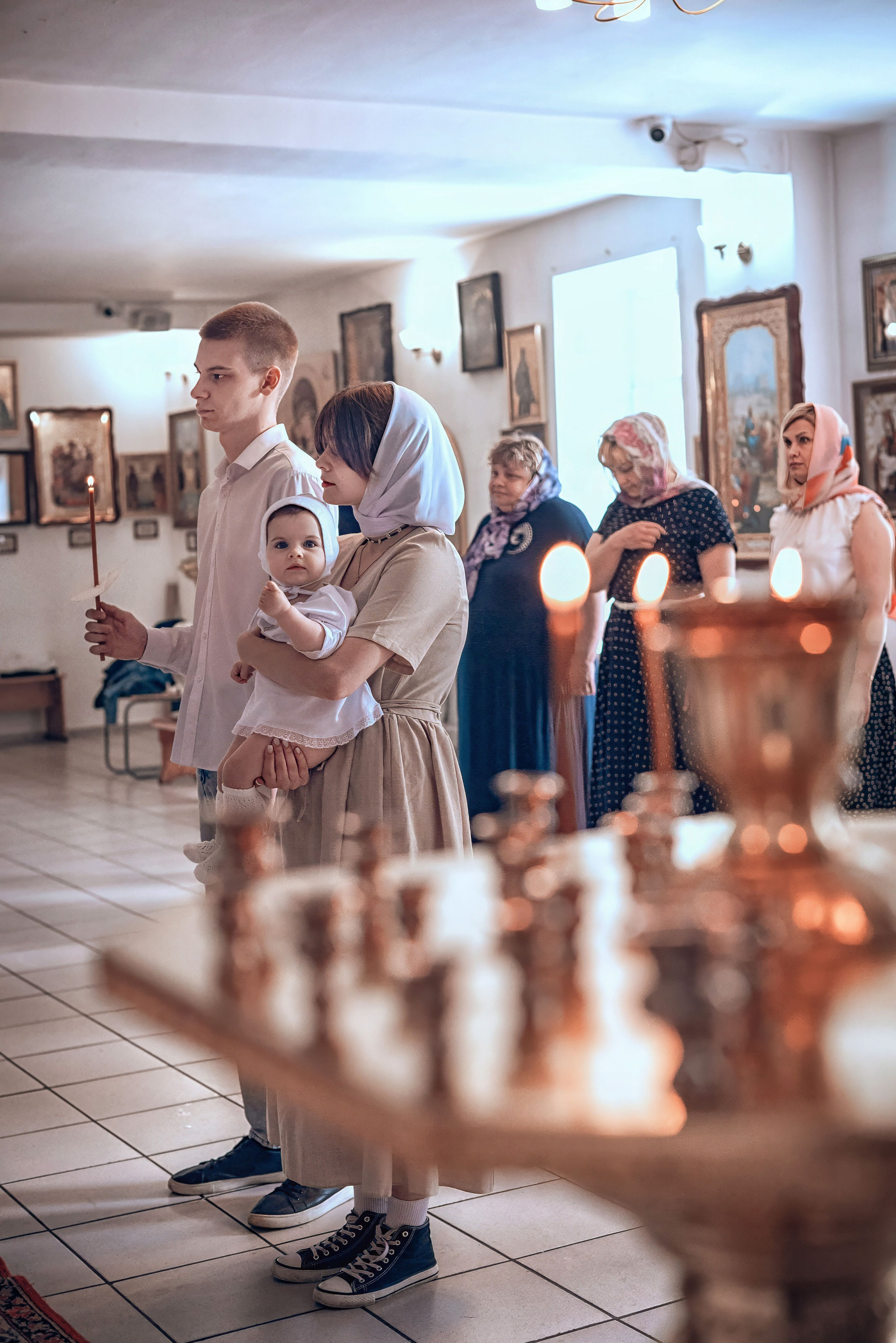 Фото крещения в Красноярске. Фотографы крещения/венчания  Красноярск Татьяна и Вячеслав Переваловы