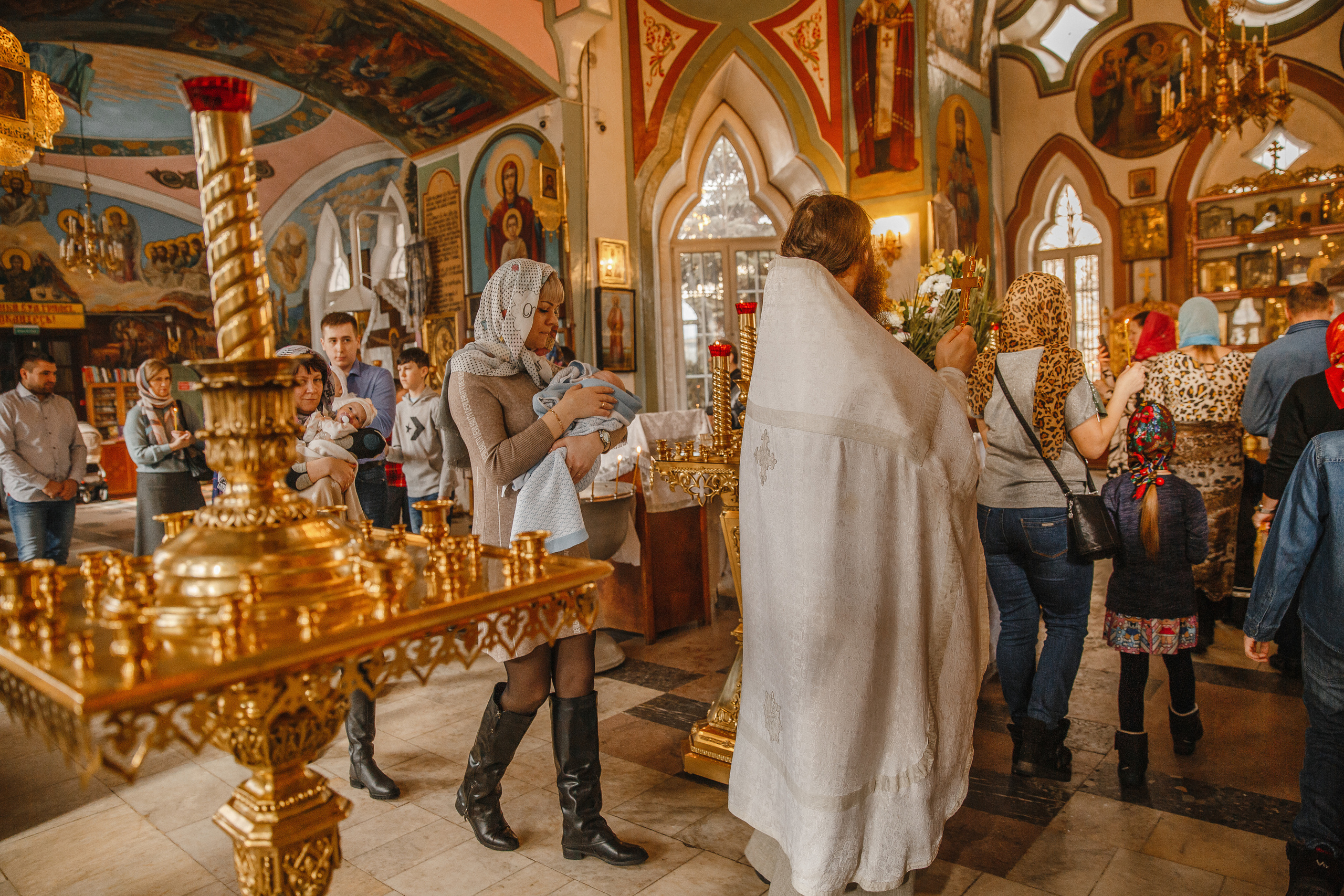 Фотограф на крещение в Ивантеевке Храм Смоленской Иконы Божией Матери