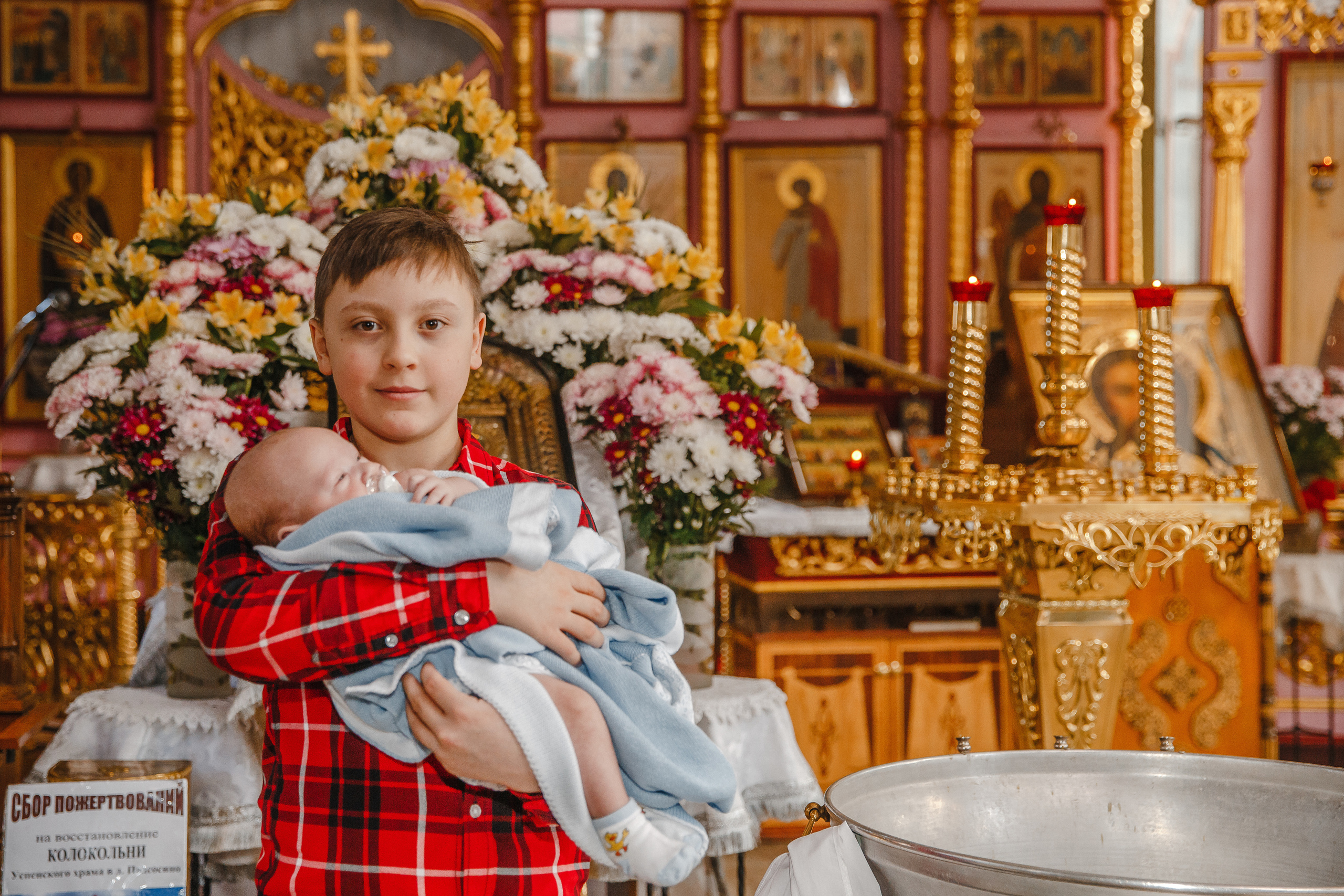 Фотограф на крещение в Ивантеевке Храм Смоленской Иконы Божией Матери