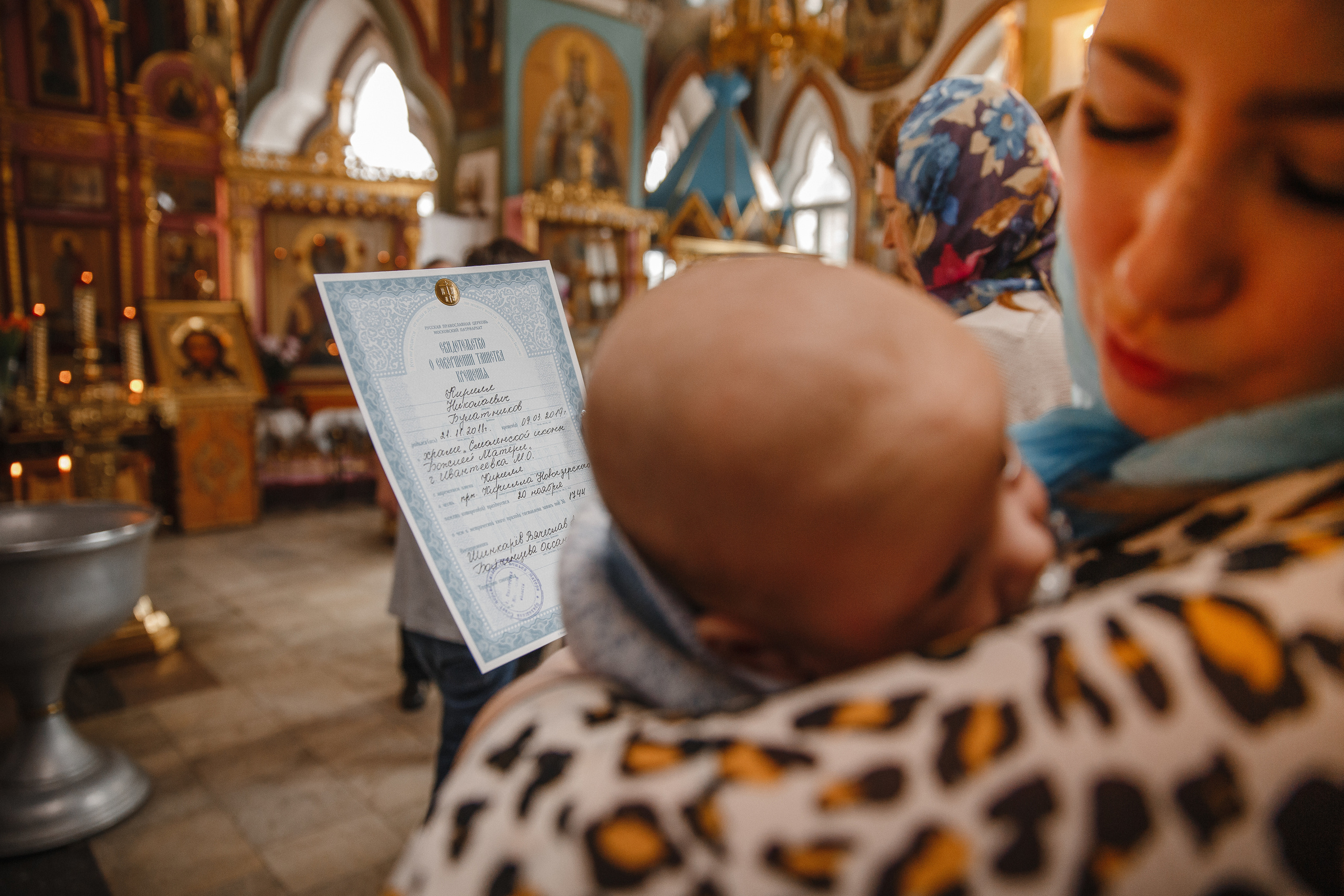 Фотограф на крещение в Ивантеевке Храм Смоленской Иконы Божией Матери