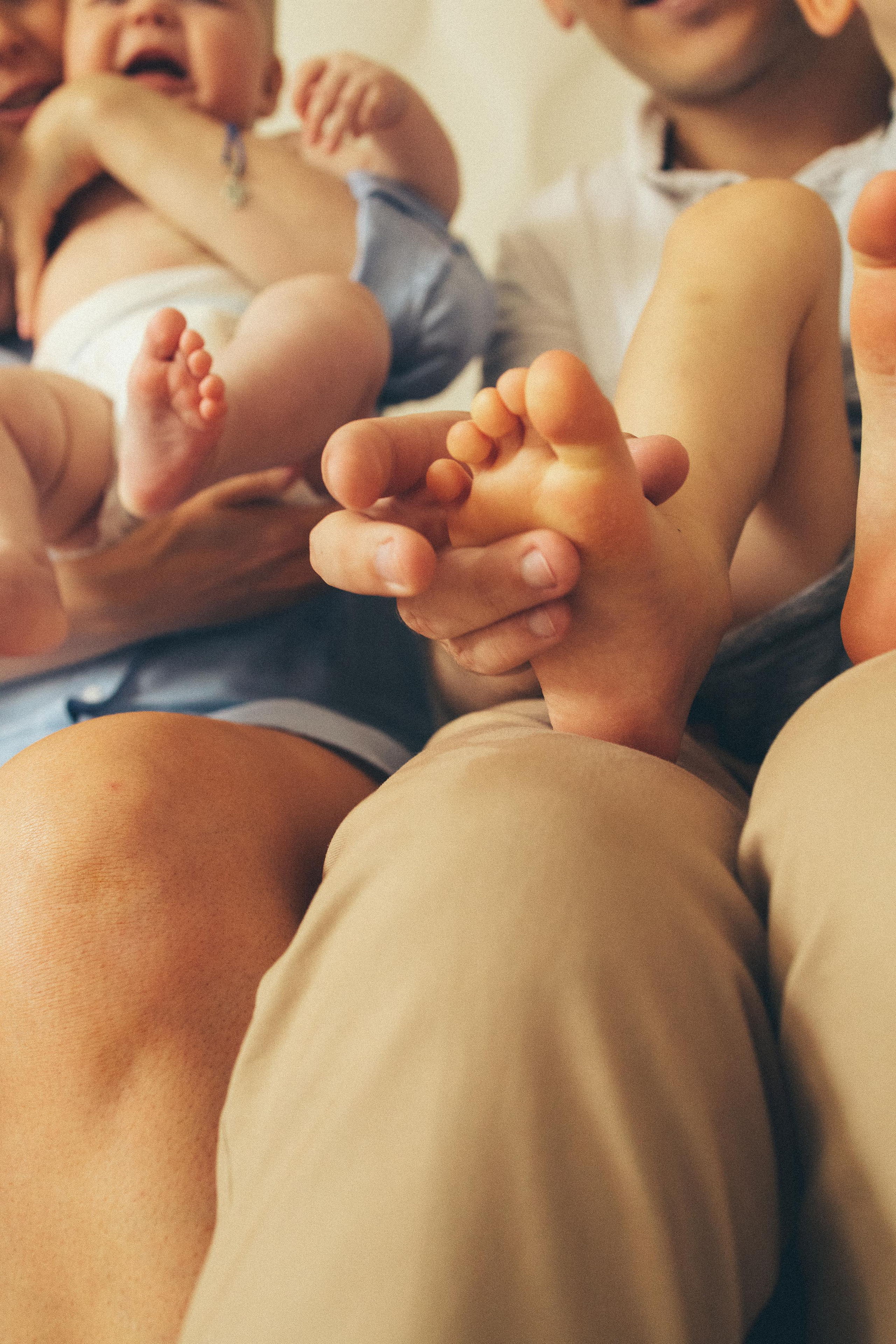 Домашняя съёмка для Юли и ее семьи. Детский семейный фотограф в Москве Светлана Микадзе