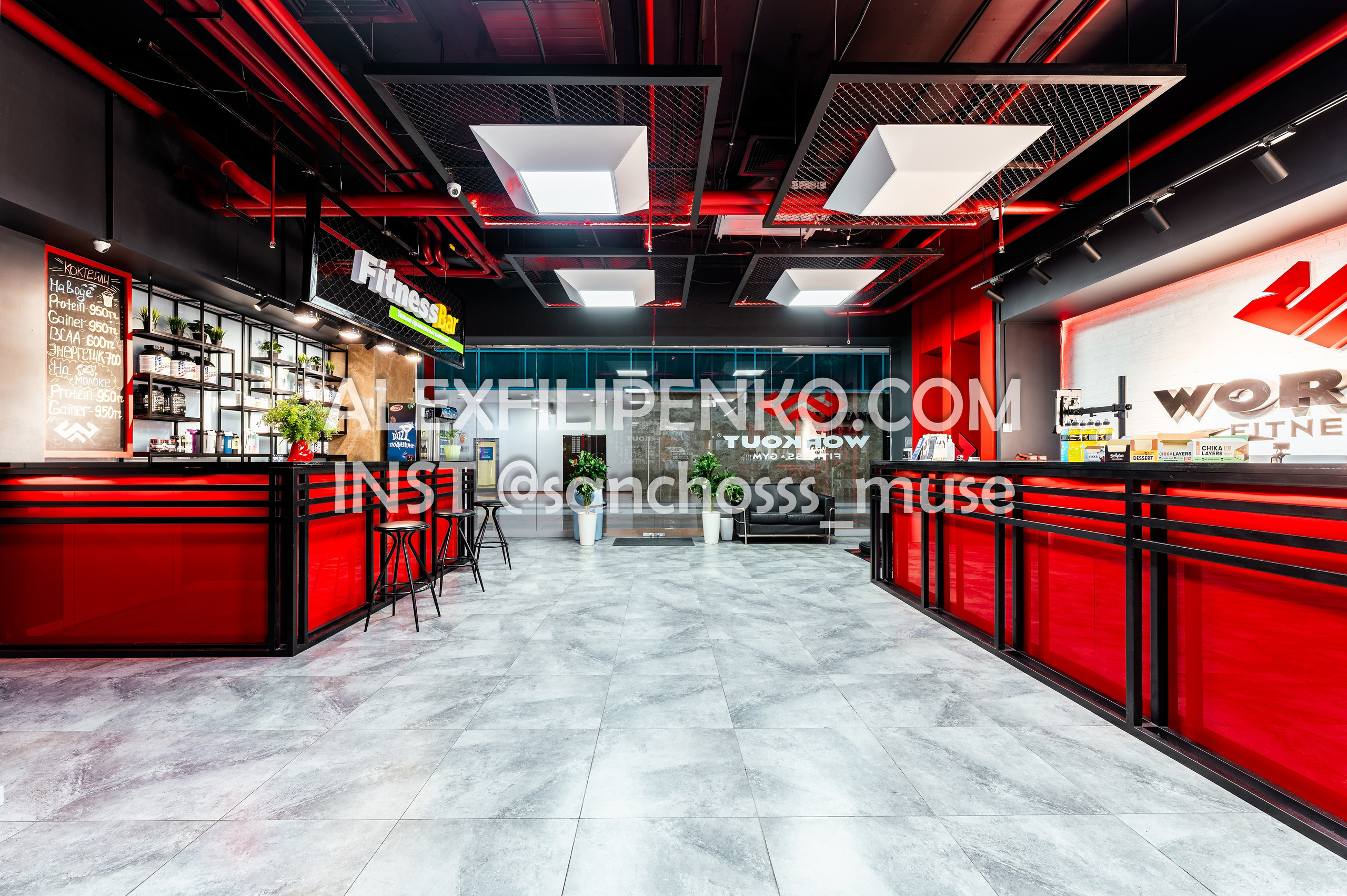 WORKOUT Достык 18. Фотограф интерьера недвижимости и архитектуры в Астане