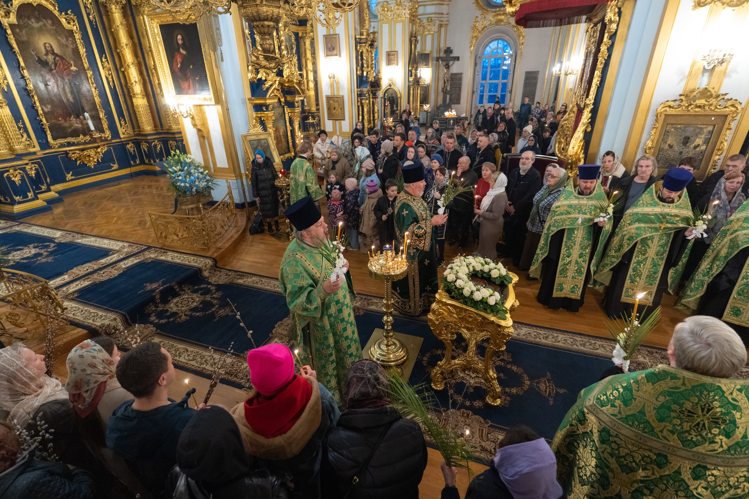 Суббота 6-й седмицы, ваий. Лазарева суббота. Воскрешение прав. Лазаря. НИКОЛО-БОГОЯВЛЕНСКИЙ МОРСКОЙ СОБОР