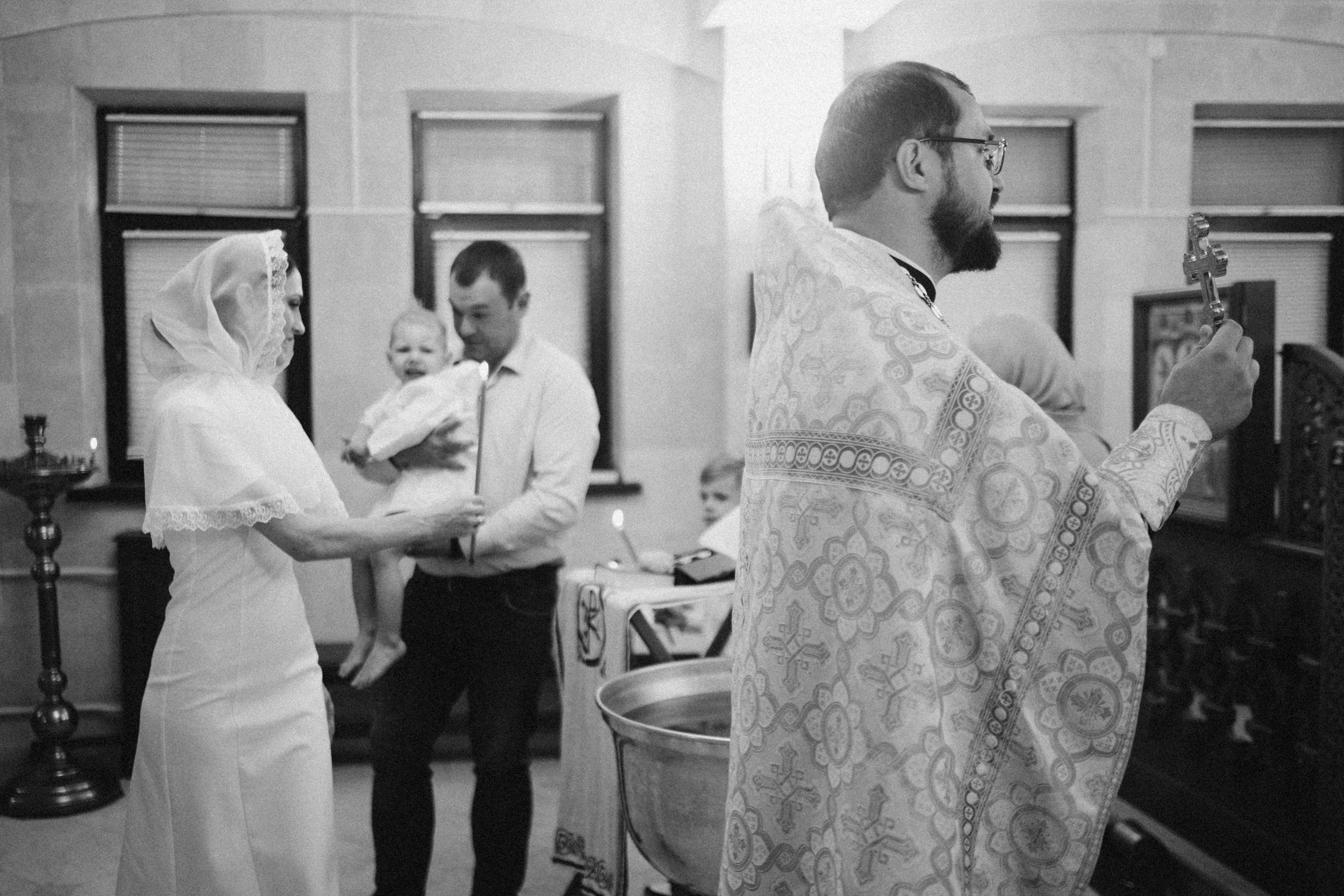 Крещение Артемия. Семейный фотограф в Москве и Подмосковье Иванова Нина