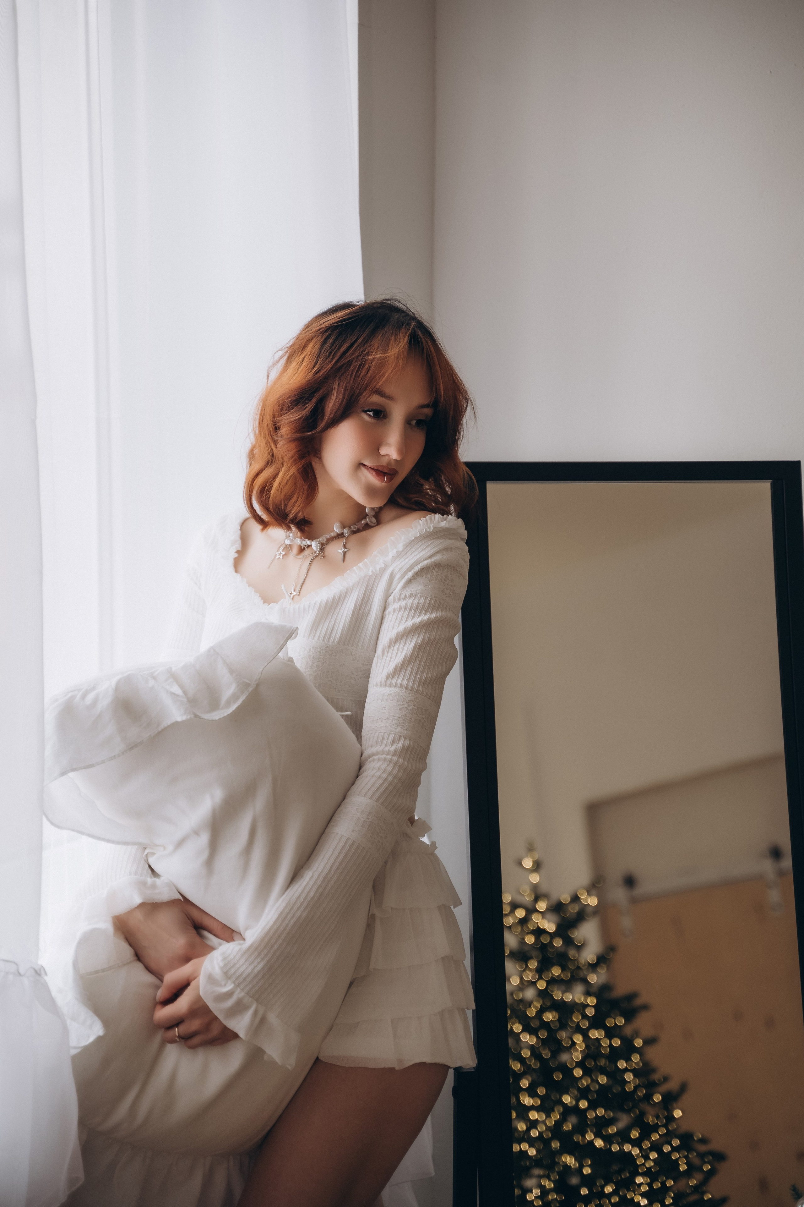 Диана, Фотосессия ко Дню Рождения в новогодней студии. Семейный фотограф в Белгороде Амелина Алина