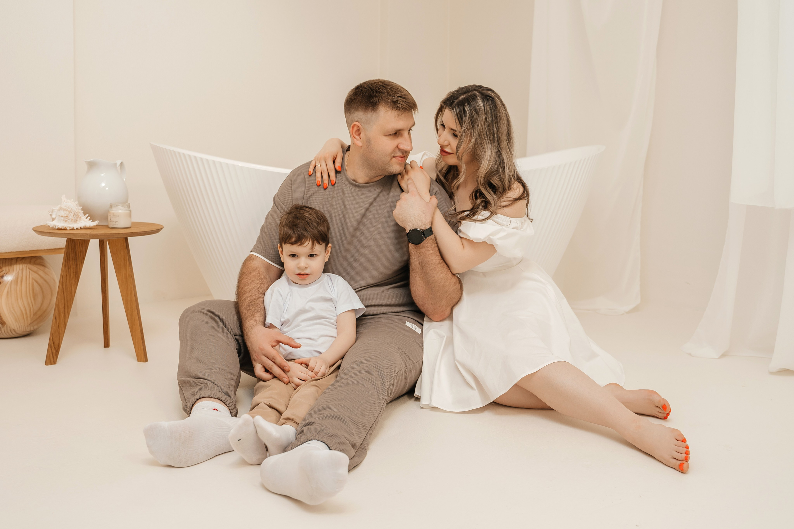 Семейная съемка в домашнем стиле. Свадебный фотограф Елена Рякина