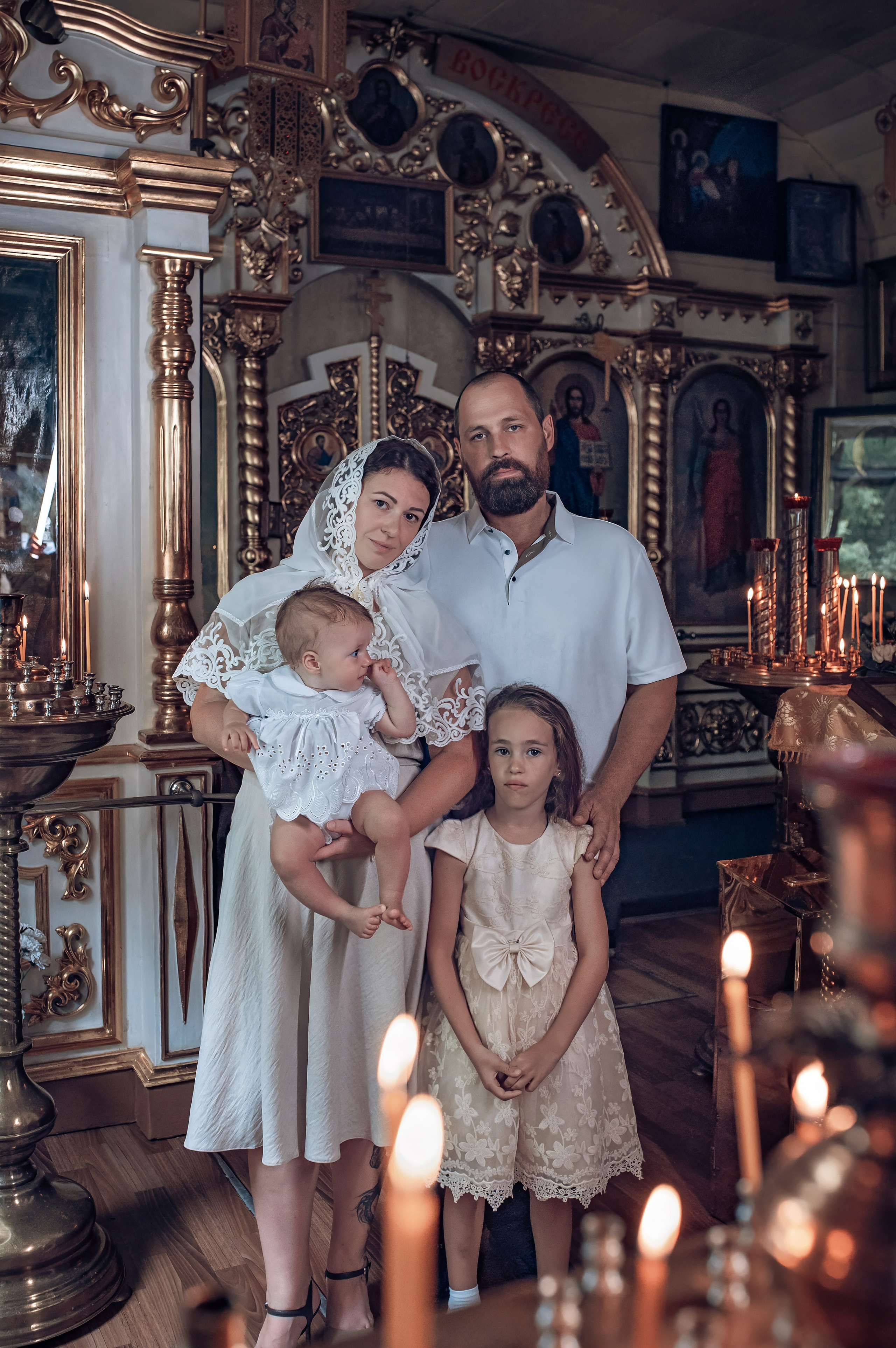 Съемка таинства крещения в храме Николая Чудотворца Красноярск. Фотографы крещения/венчания  Красноярск Татьяна и Вячеслав Переваловы