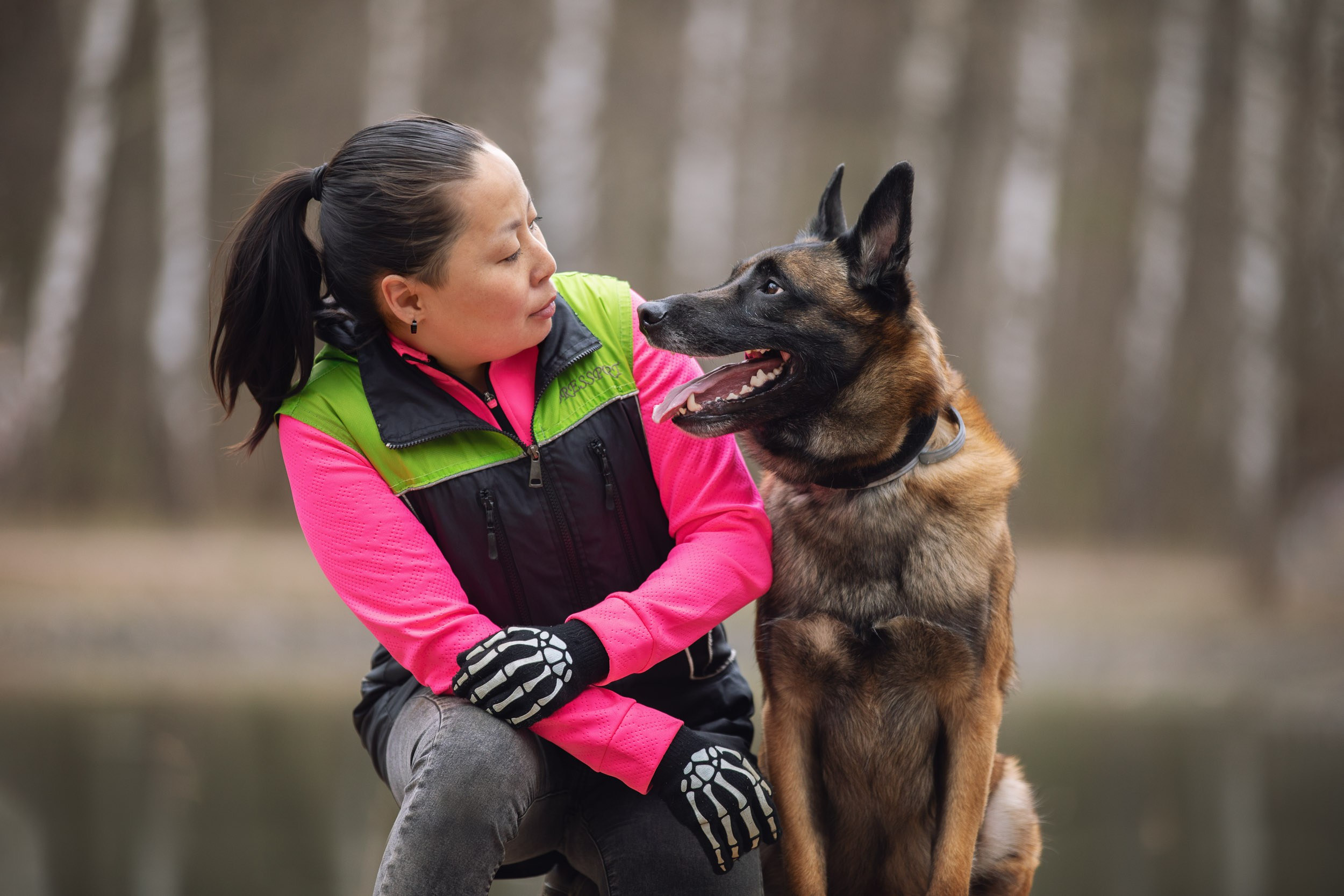 Съемка для рекламы услуг кинолога. Фотограф-анималист в Москве и Московской области Татьяна Фролова