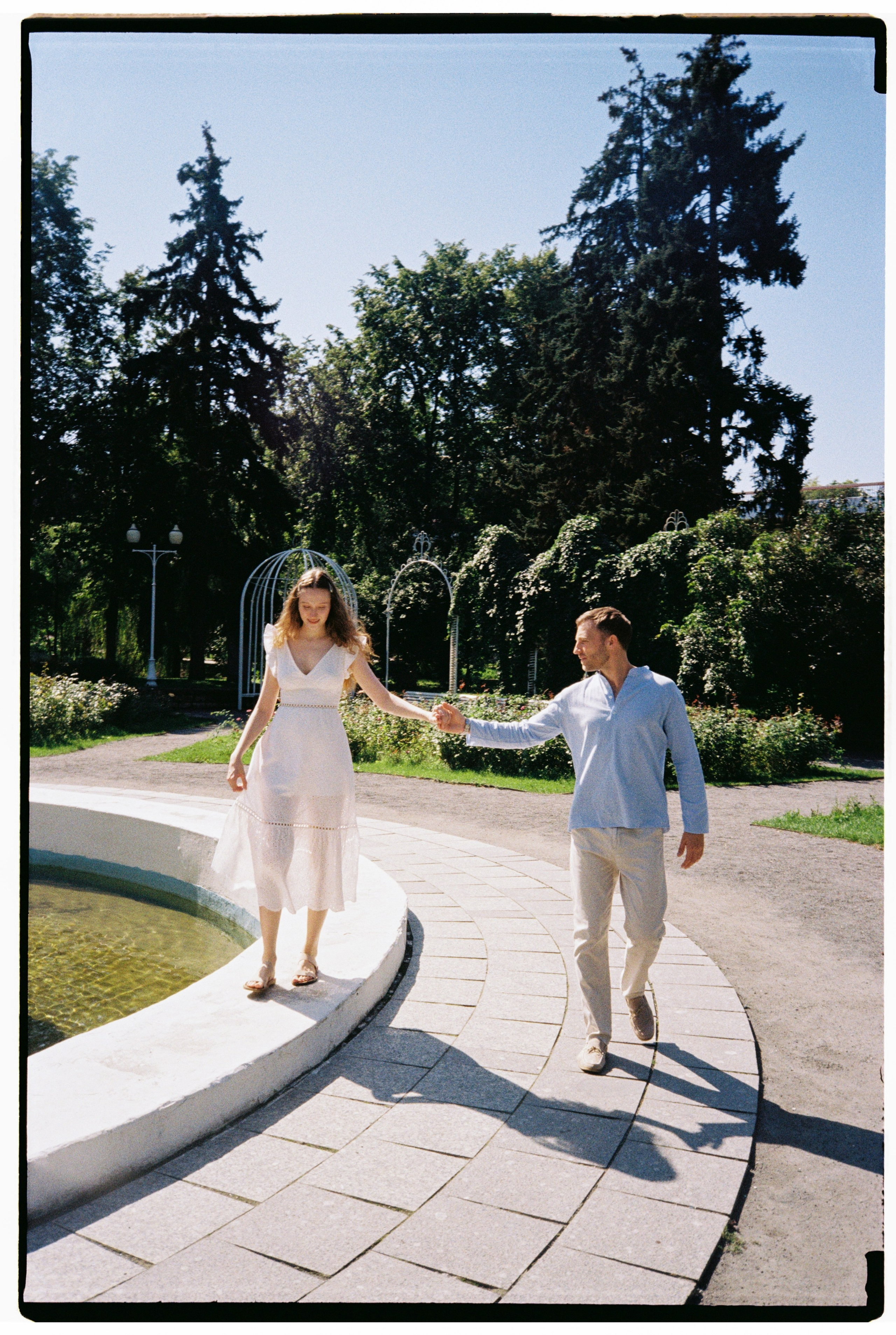 Прогулка лавстори предсвадебная в Парке Горького