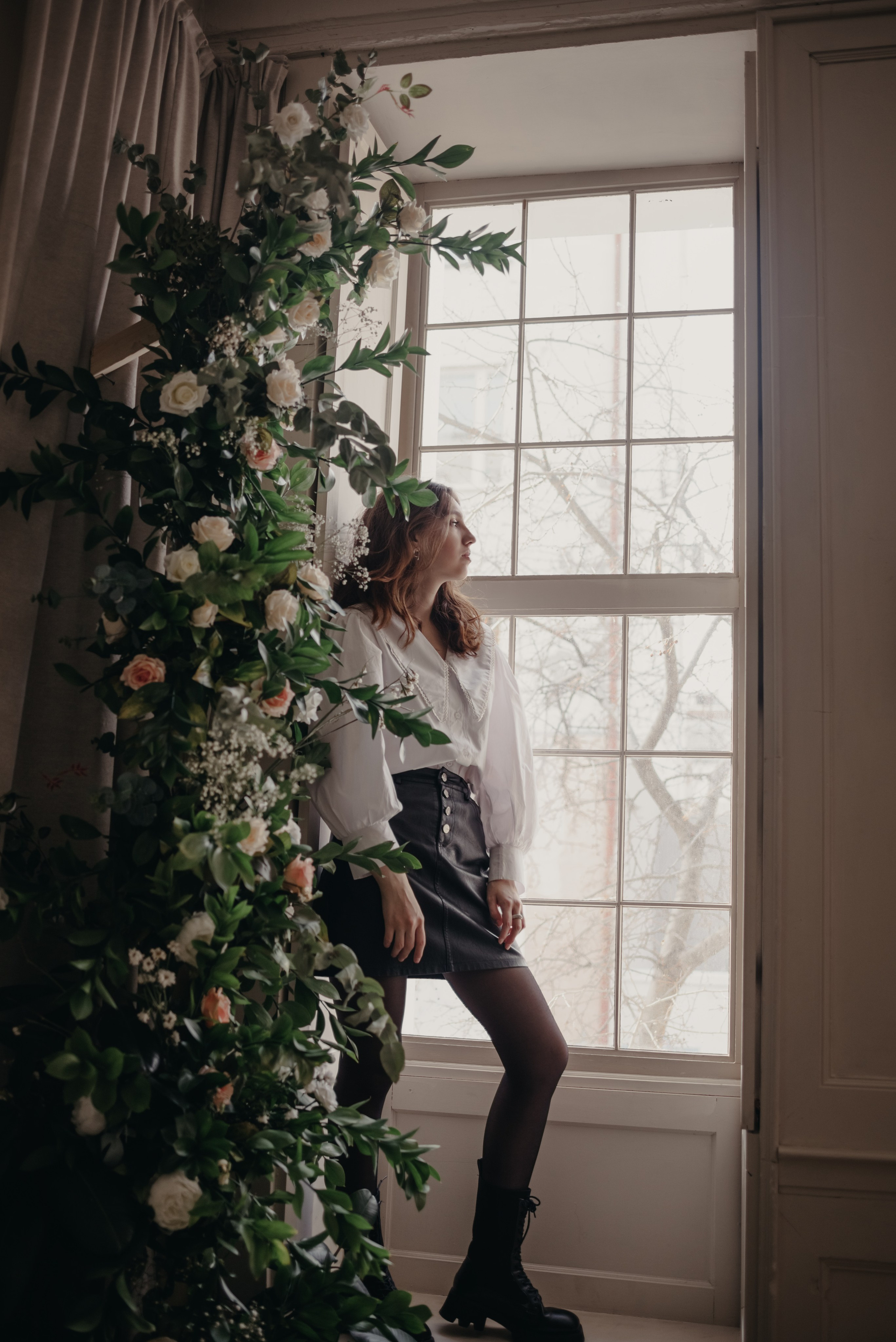 Фотоистория для Лены с цветами. Семейный и детский фотограф Оля в Тюмени