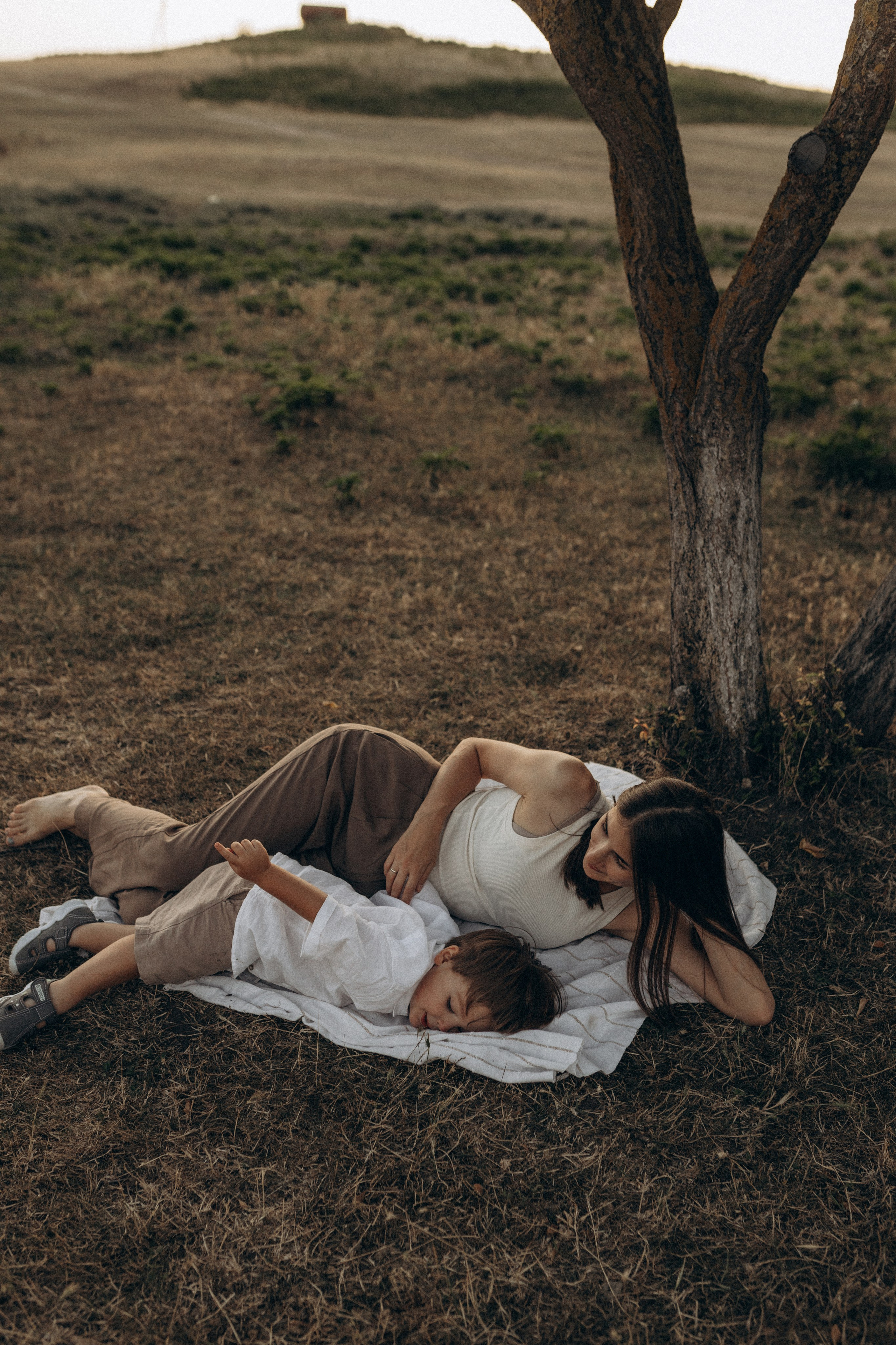 Миша Таня и Лев на ферме. Семейный фотограф в Новороссийске и Анапе Александра Яковлева