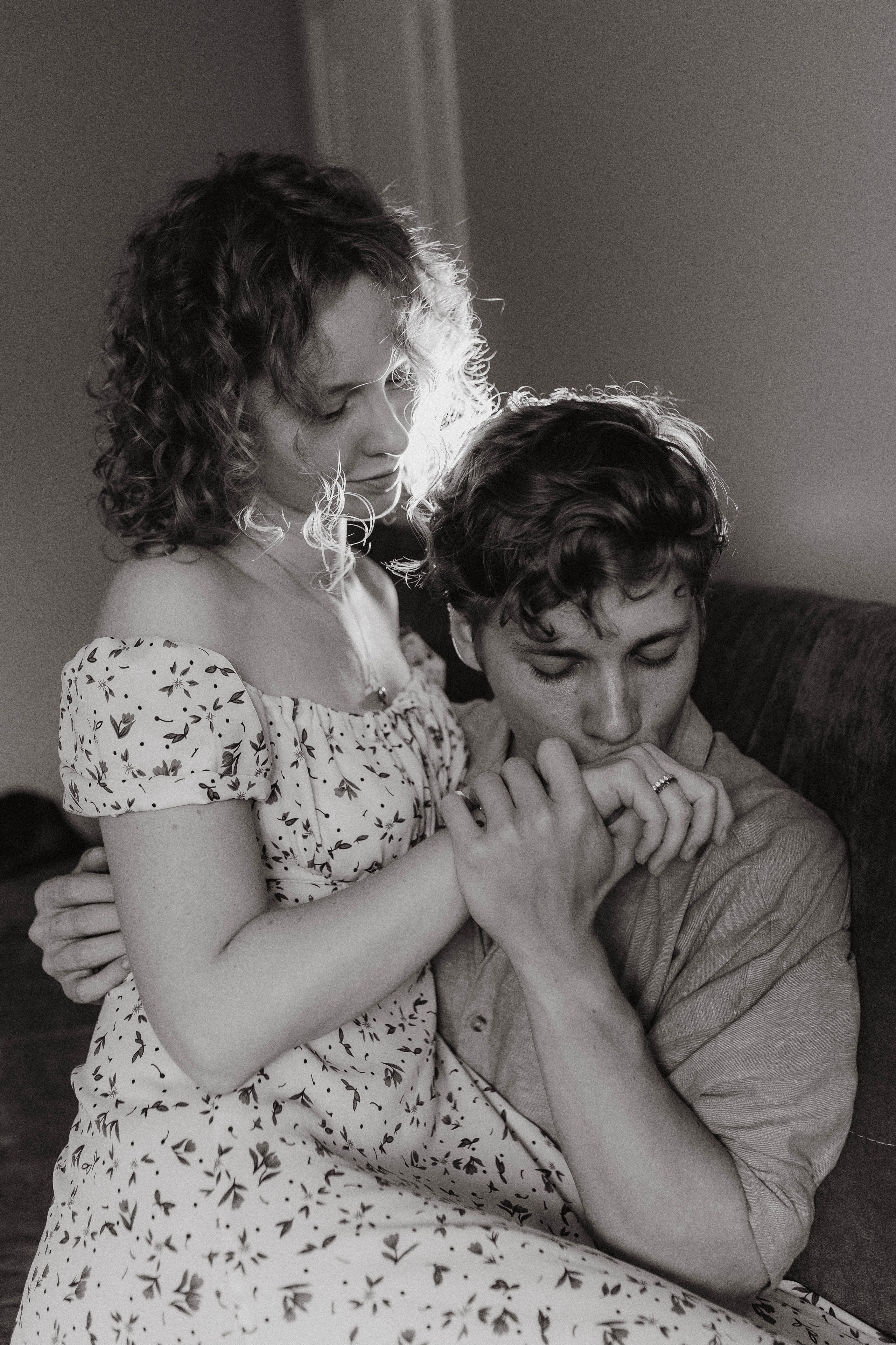 Аня, Костя и котики. Фотограф Саратов