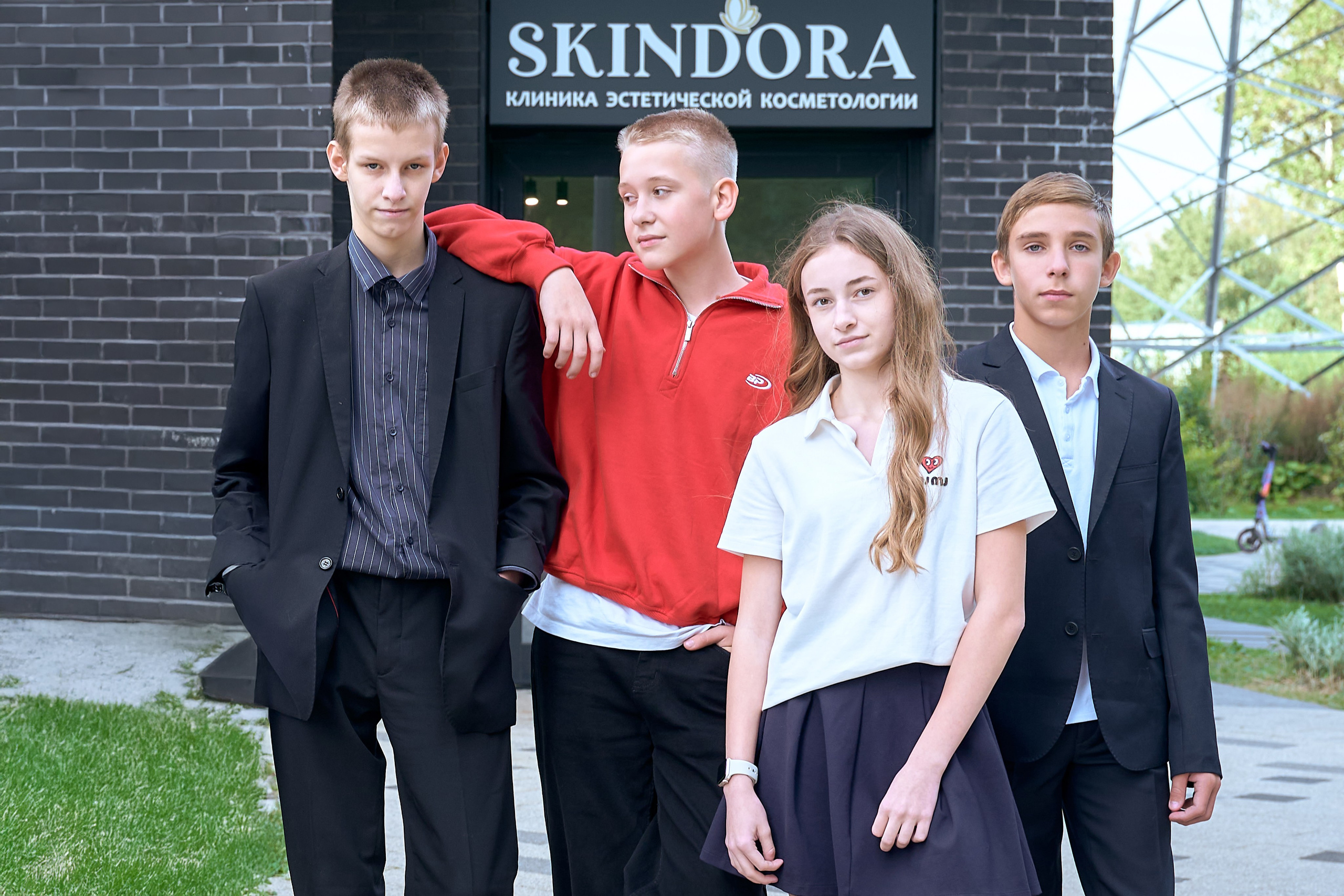 8А в сентябре (Гимназия 13, Одинцово). Школьный и семейный фотограф, Одинцово