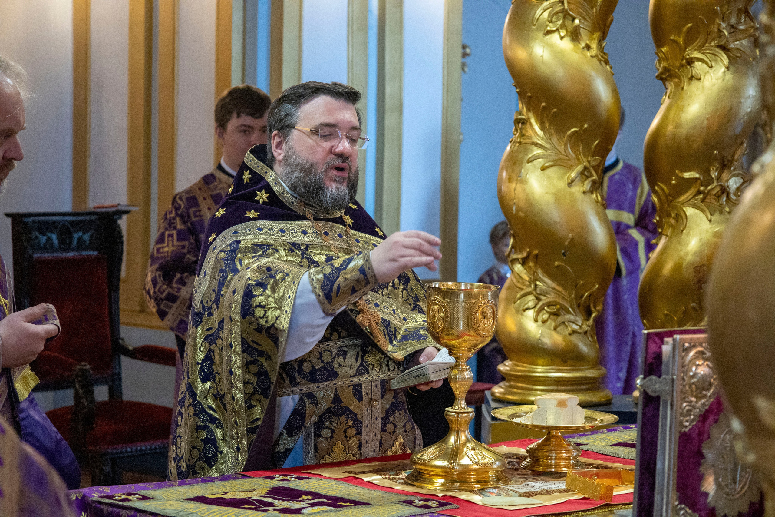 ВЕЛИКИЙ ЧЕТВЕРГ. ВОСПОМИНАНИЕ ТАЙНОЙ ВЕЧЕРИ. НИКОЛО-БОГОЯВЛЕНСКИЙ МОРСКОЙ СОБОР