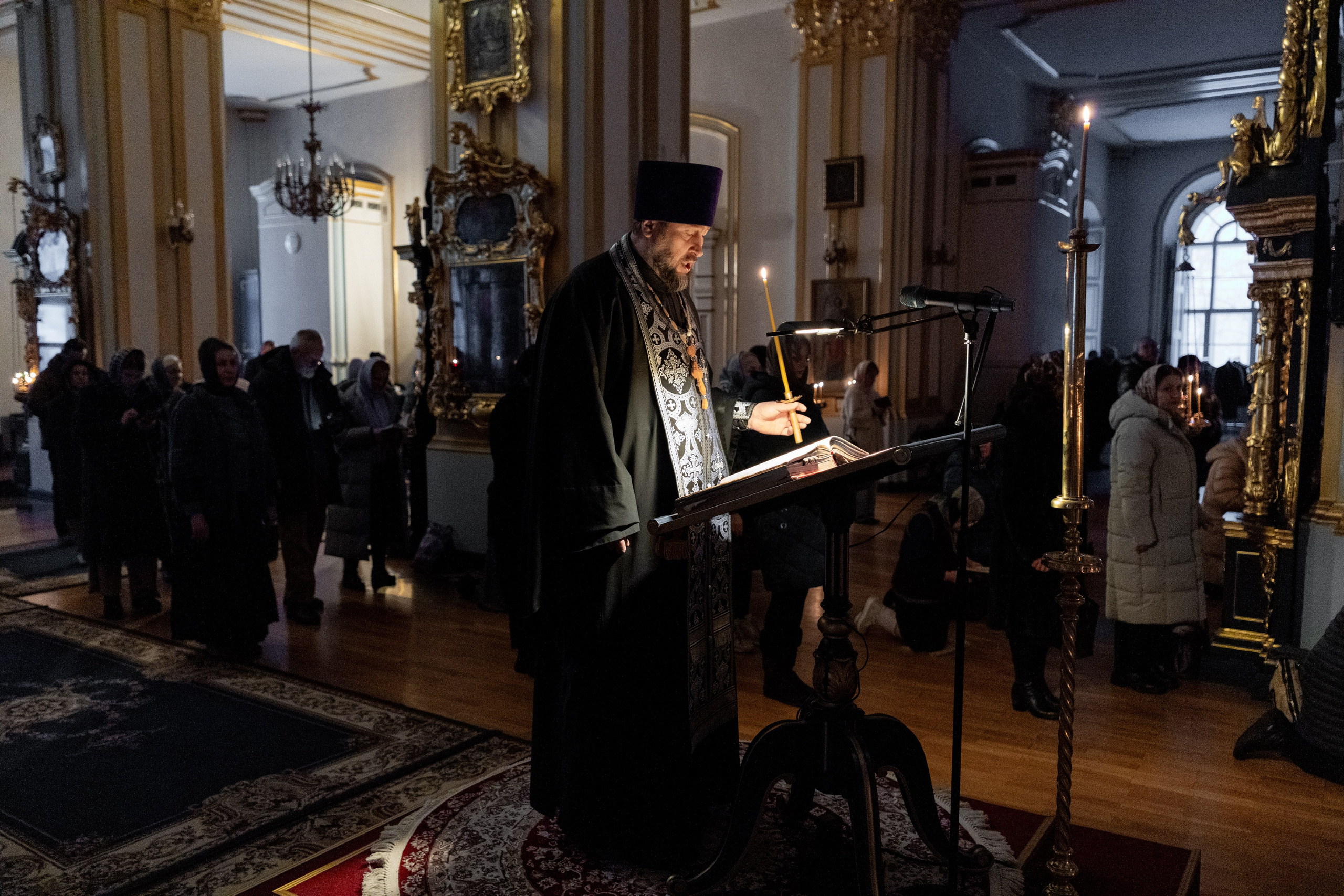 Великое повечерие с чтением Великого покаянного канона преп. Андрея Критского. НИКОЛО-БОГОЯВЛЕНСКИЙ МОРСКОЙ СОБОР