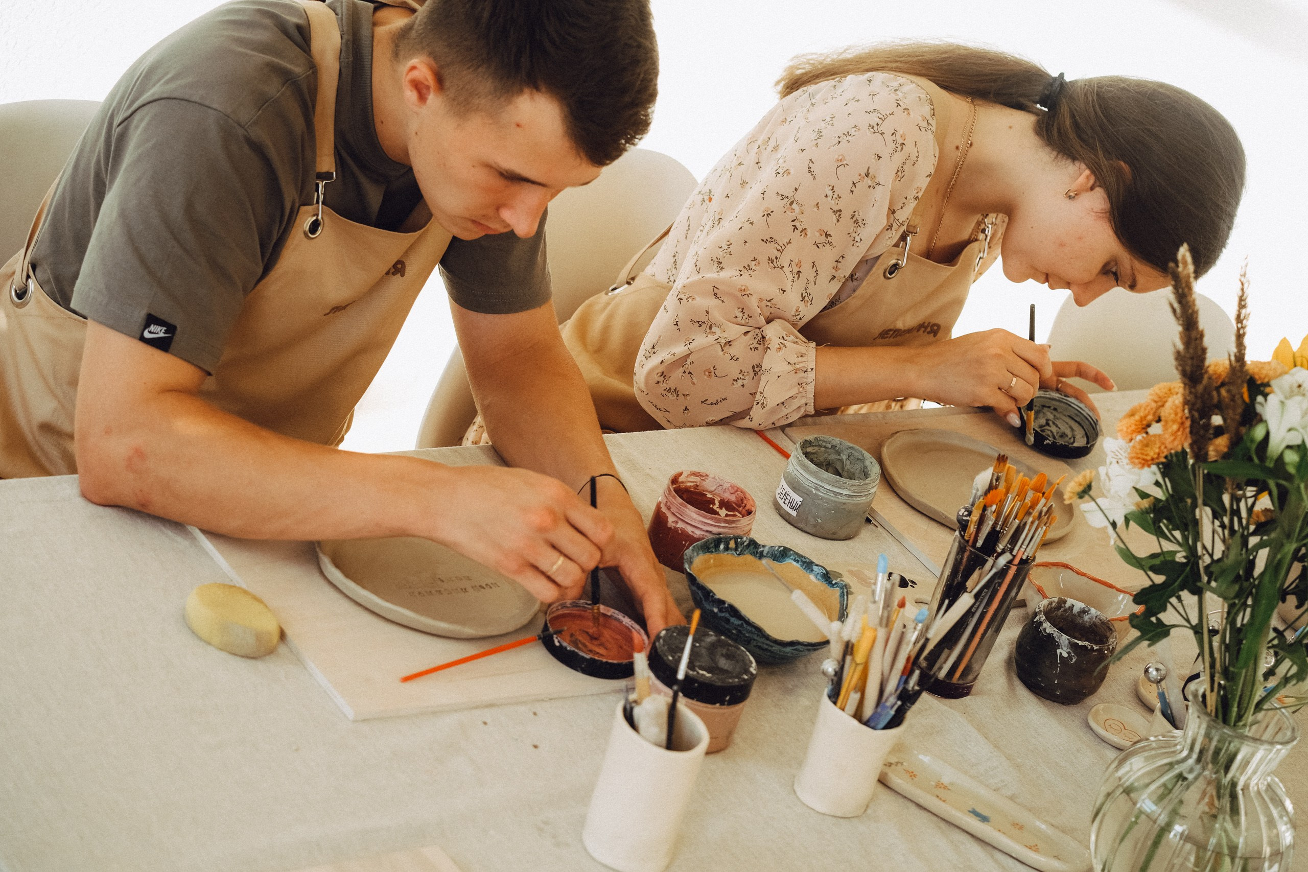 Любовь в студии лепки. Профессиональный фотограф, Санкт-Петербург — Виктория Богомолова