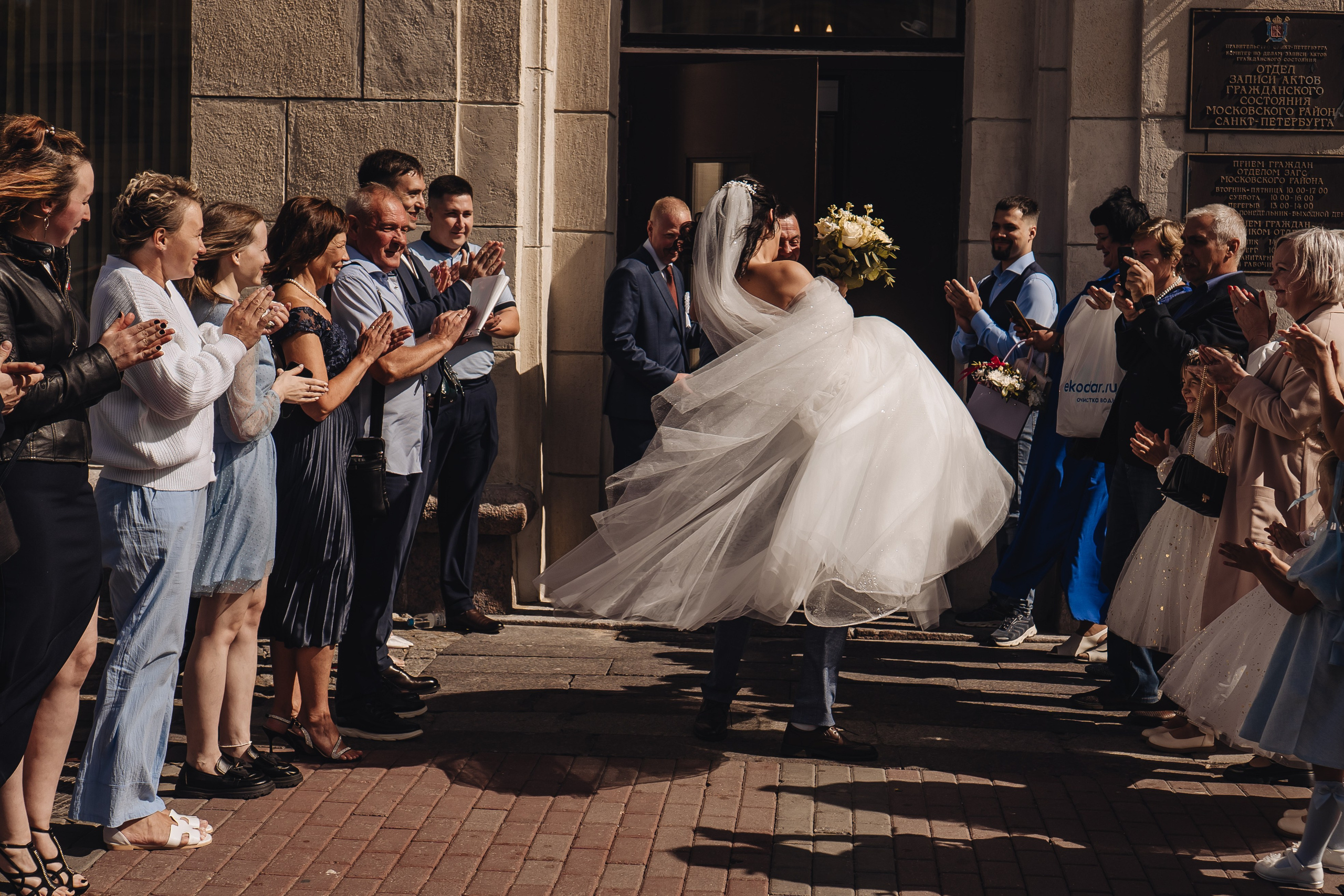 СВАДЕБНАЯ СЬЕМКА В ЗАГСЕ НА МОСКОВСКОМ ПРОСПЕКТЕ. Профессиональный фотограф, Санкт-Петербург — Виктория Богомолова