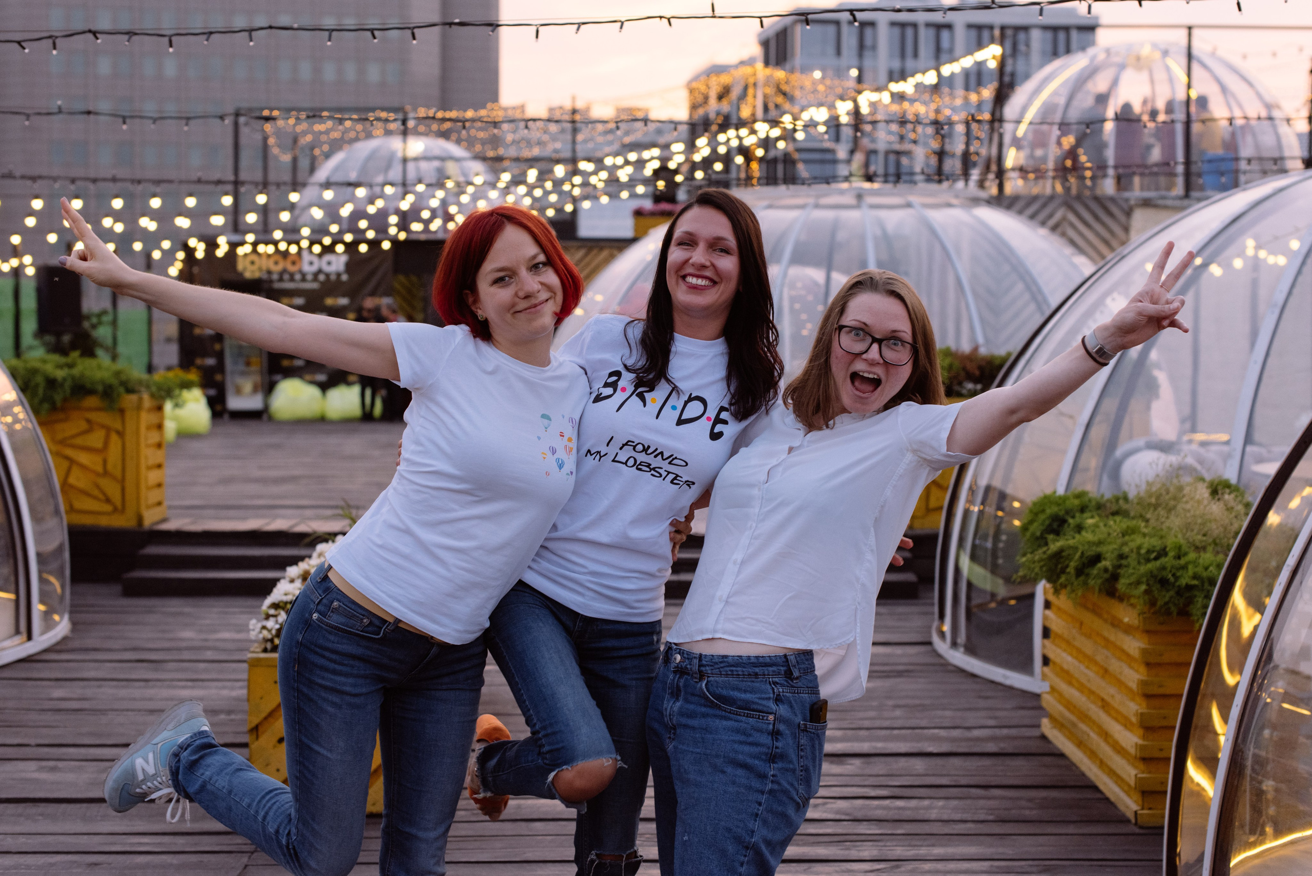 Девичник на крыше Loft. Свадебный фотограф в Москве Анна Полушина