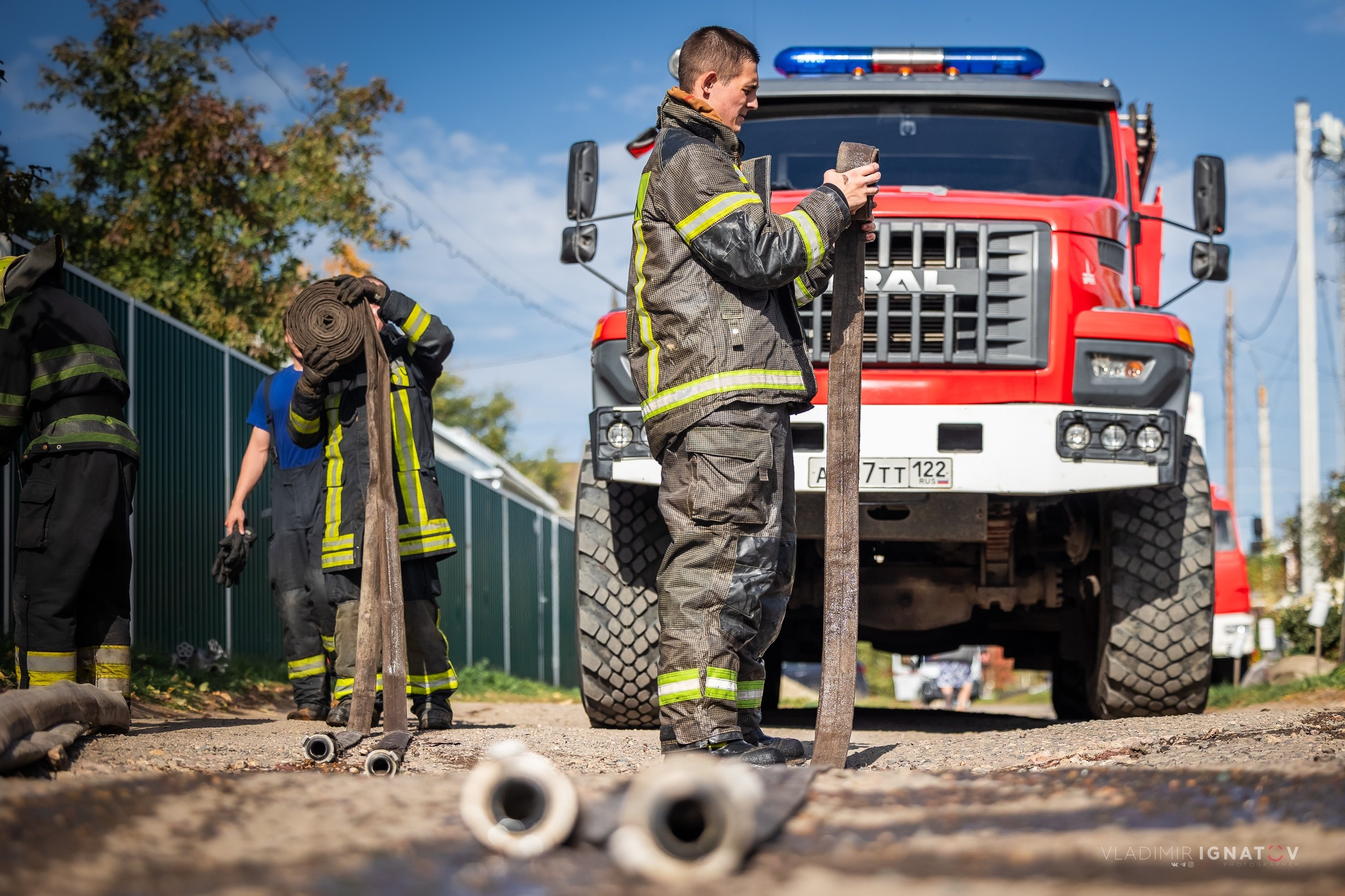 Пожарный репортёр Барнаул. Репортажный фотограф в Барнауле Владимир Игнатов