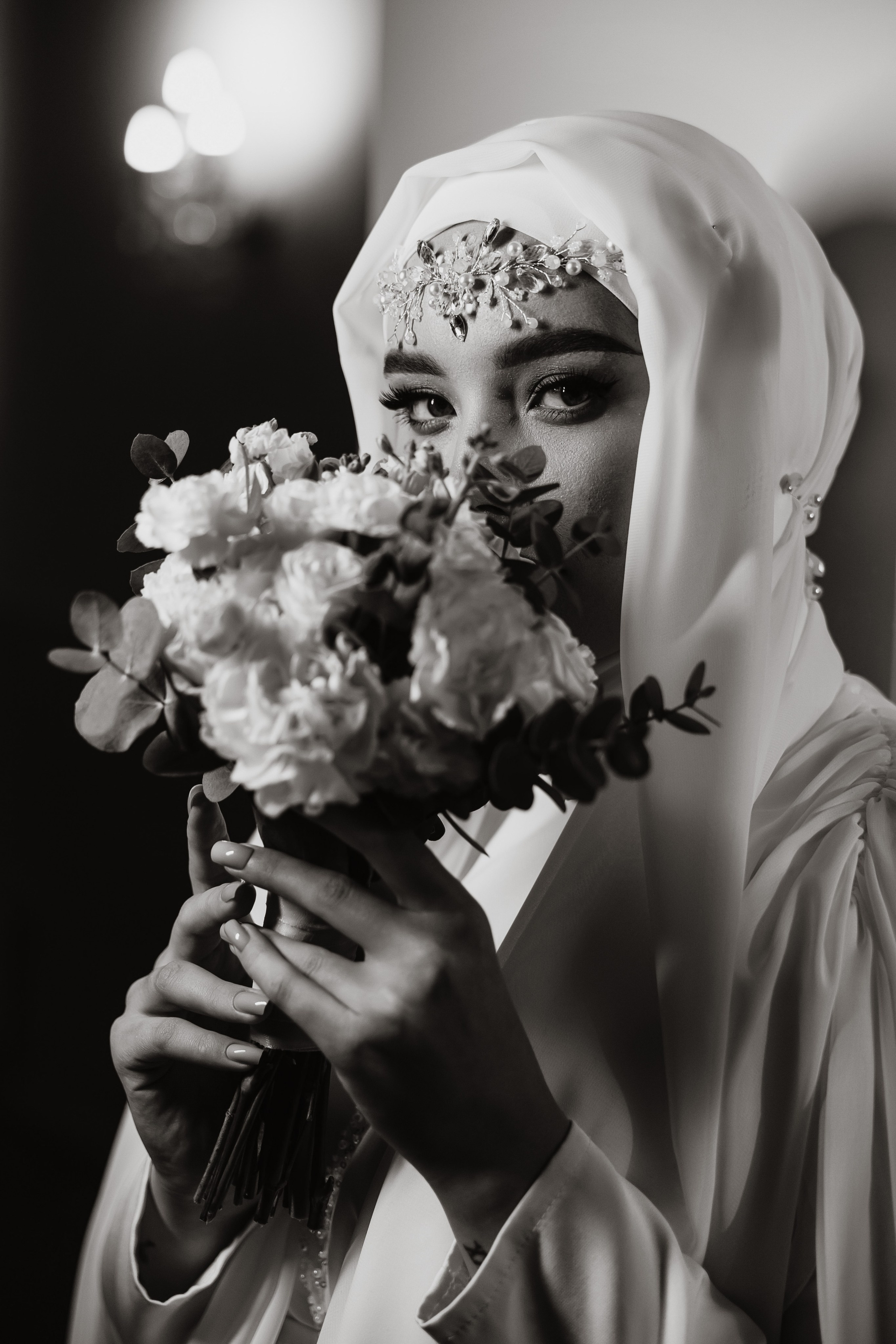 никах в мечети Иман Нуры,, фотосессия в мечети Иман Нуры, фотограф на никах в Казани Ranas4you, образ невесты на никах, завязывание платка Казань, платье на никах Казань