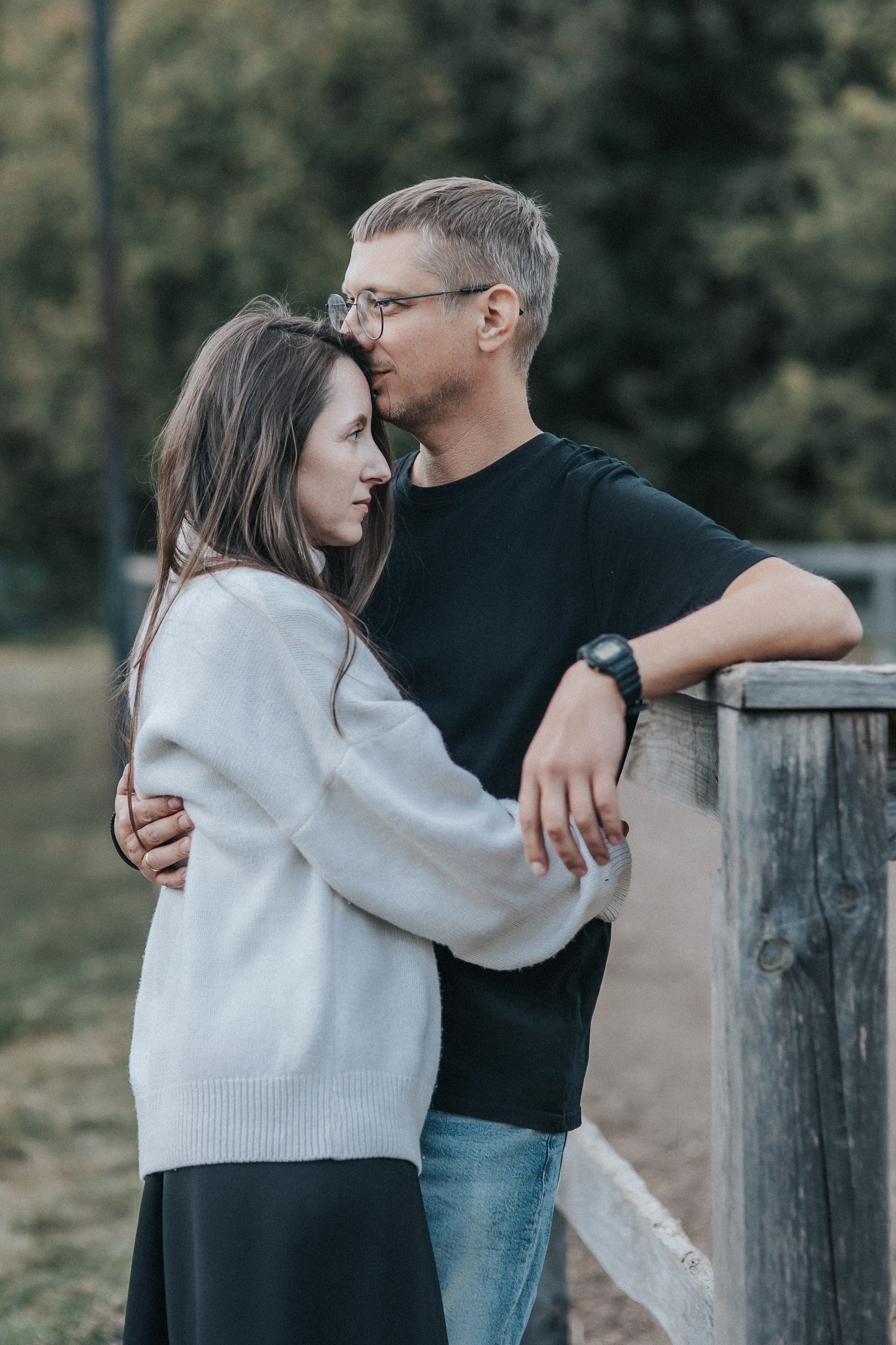 Большая семья и черный конь Султан. Семейный фотограф в Москве Наталья Чуб, заказать Фотокнигу