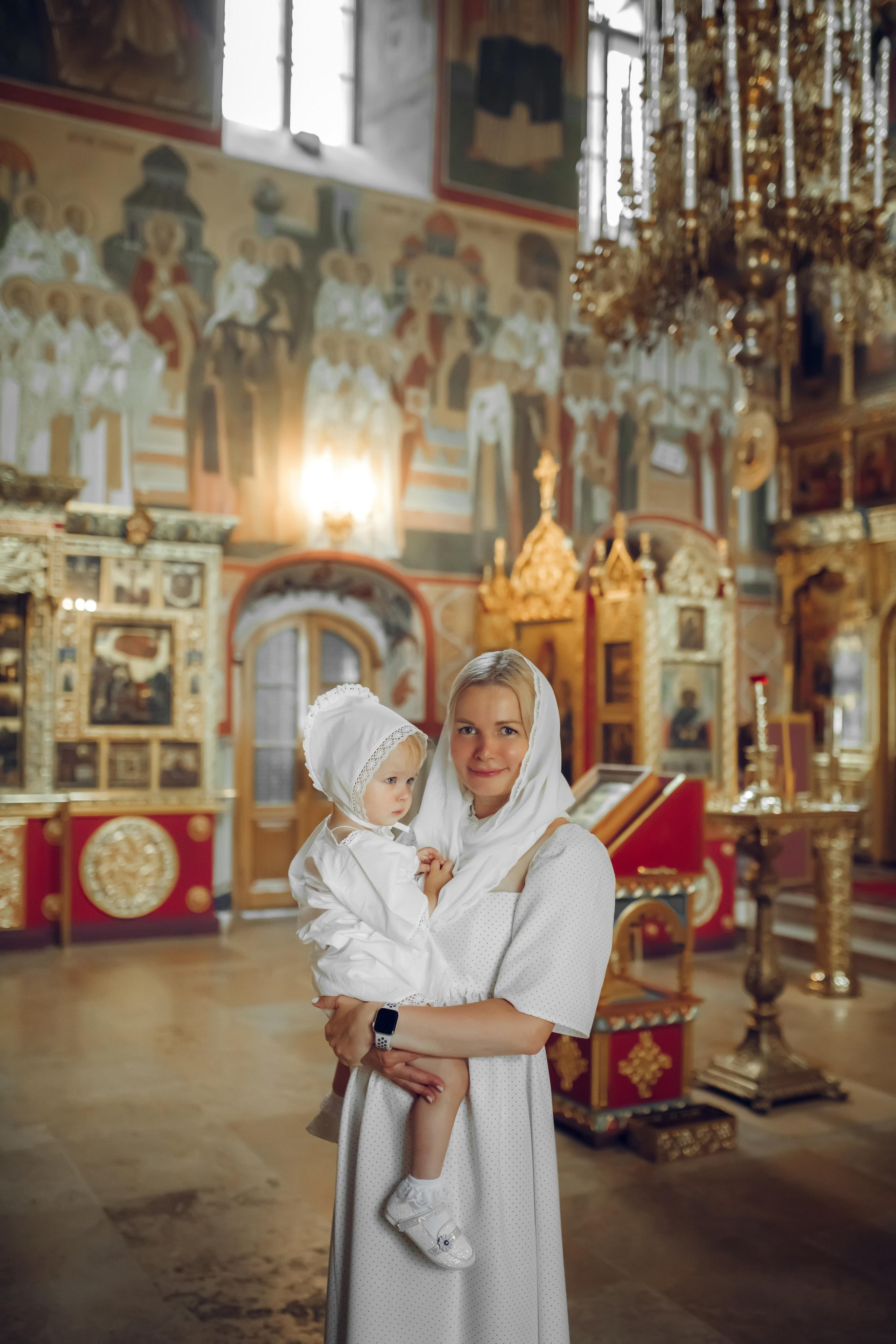 Крещение Яны. Фотограф на Крещение, семейный фотограф в Москве