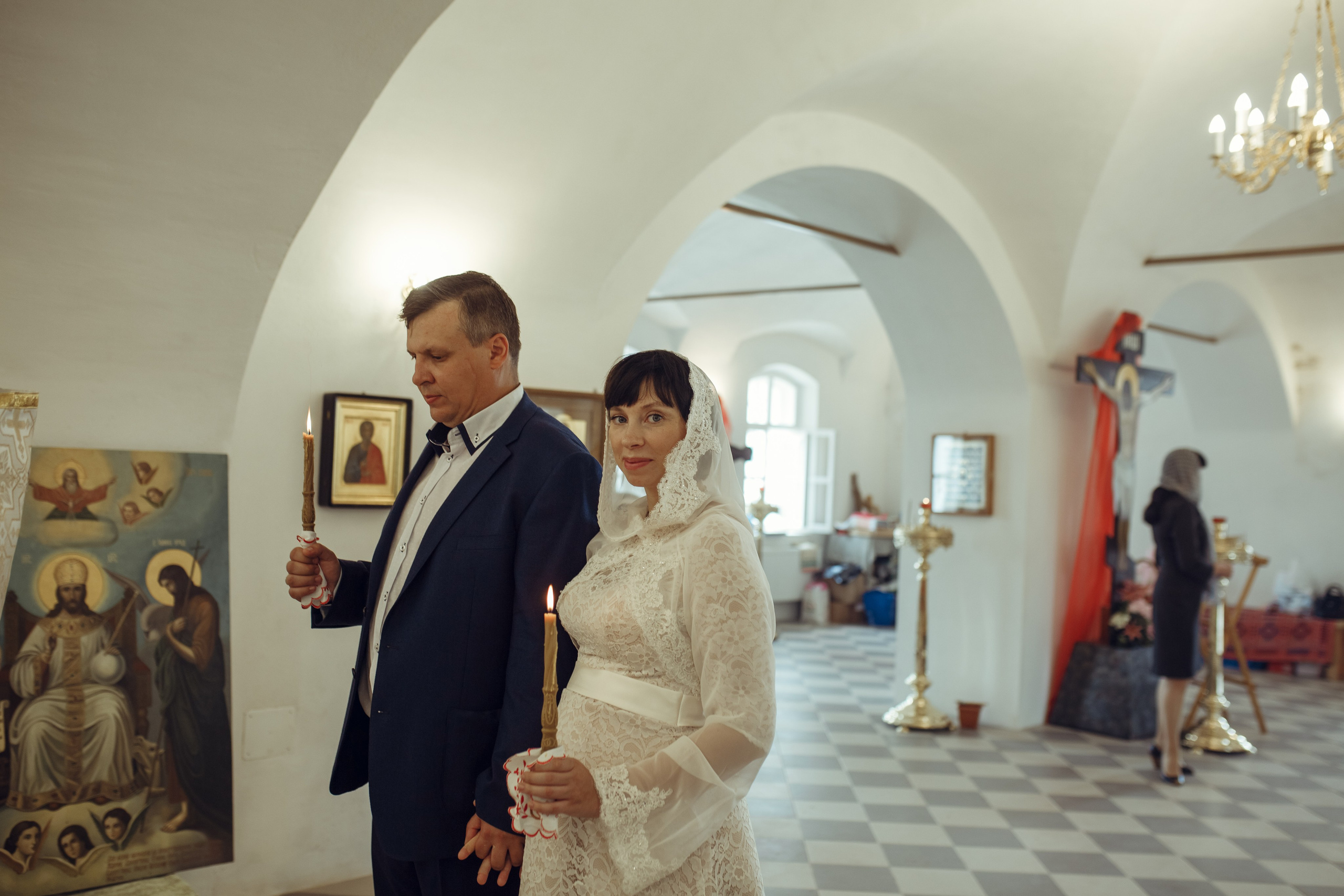 Венчание Оксаны и Дениса. Фотограф на Крещение, семейный фотограф в Москве