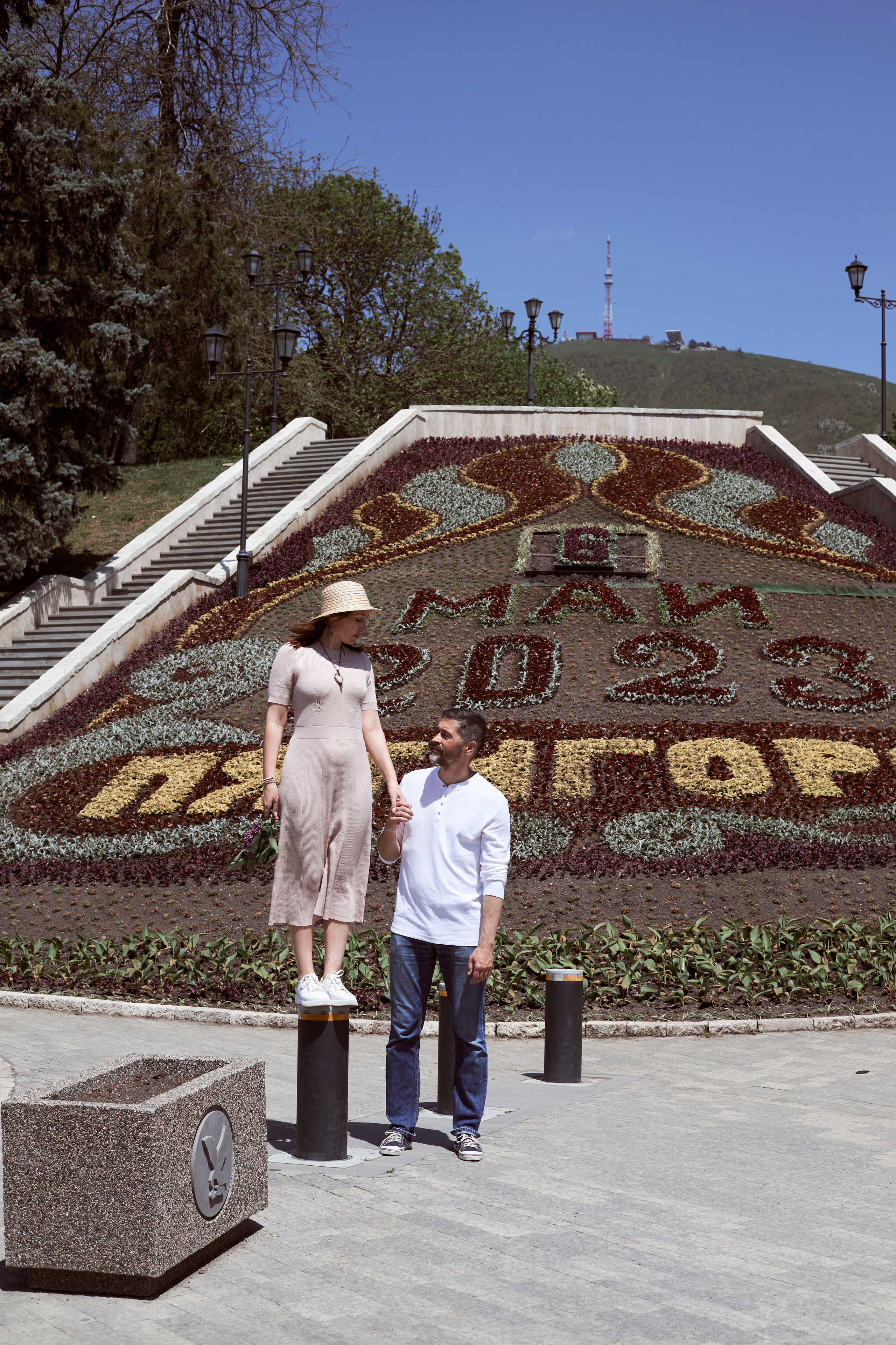 Love Story для Славы и Вики - прогулка по Пятигорску. Анна Потявина. Фотограф Москва