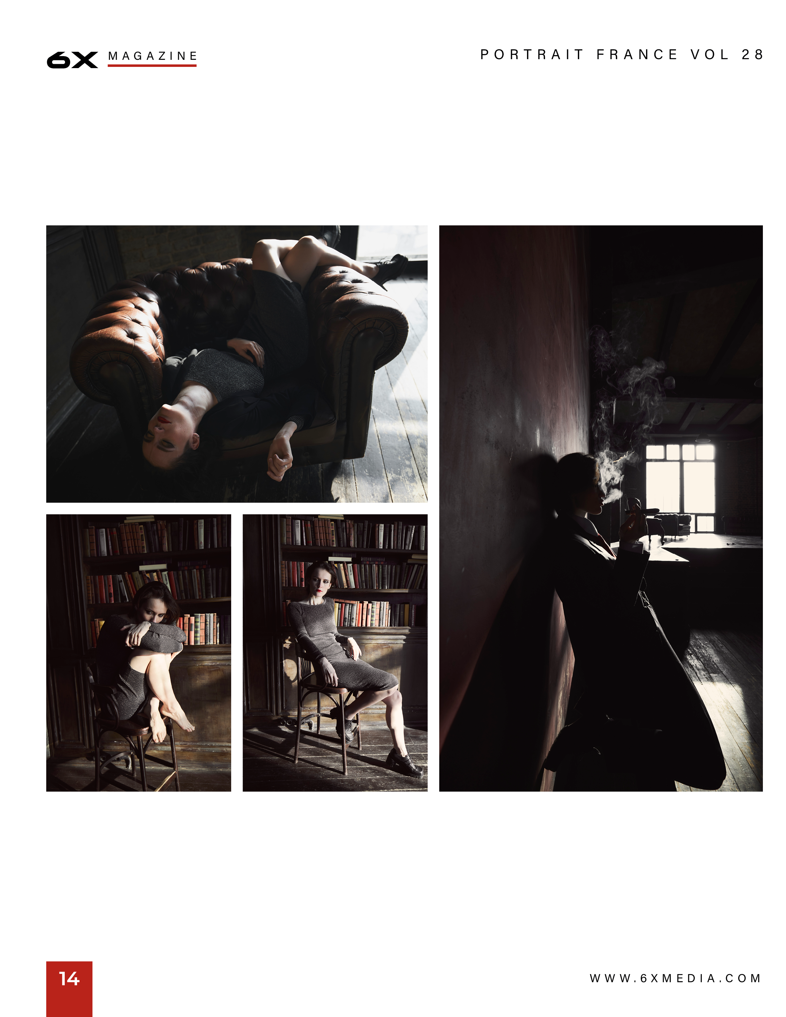 Публикация «A Little Sad» в американском журнале 6X, выпуск Март 2023. Анна Потявина. Фотограф Москва