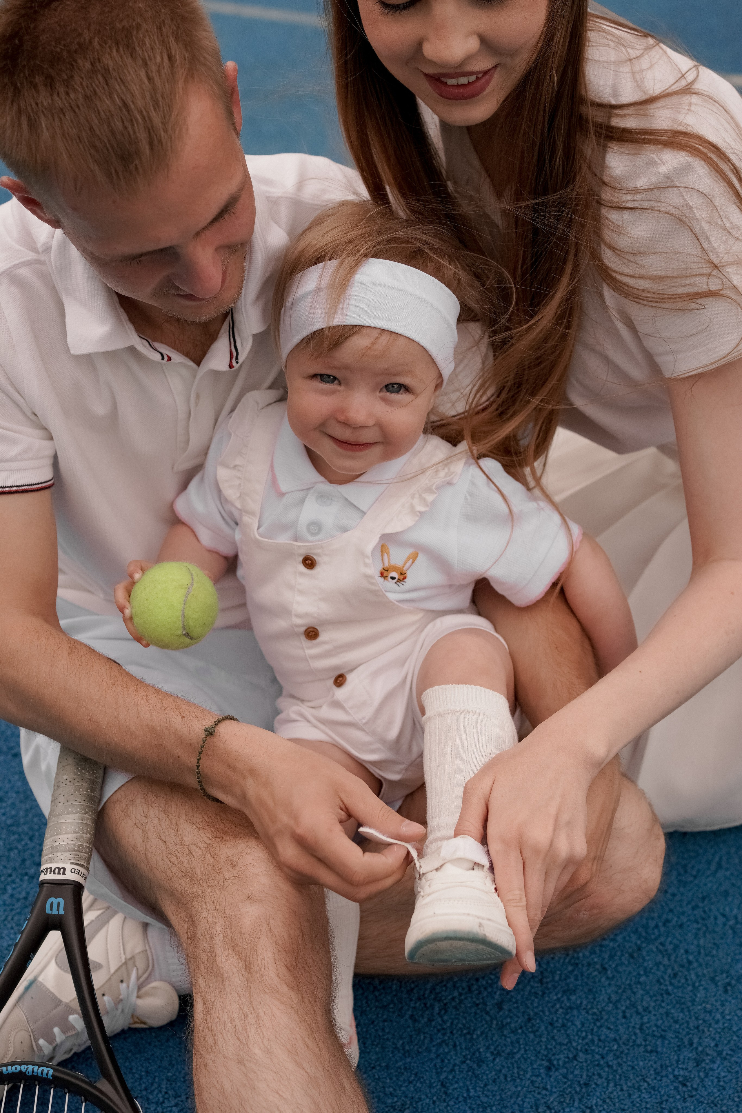 Теннис с семьей. Свадебный и семейный фотограф Афанасьева Анна в Кисловодске