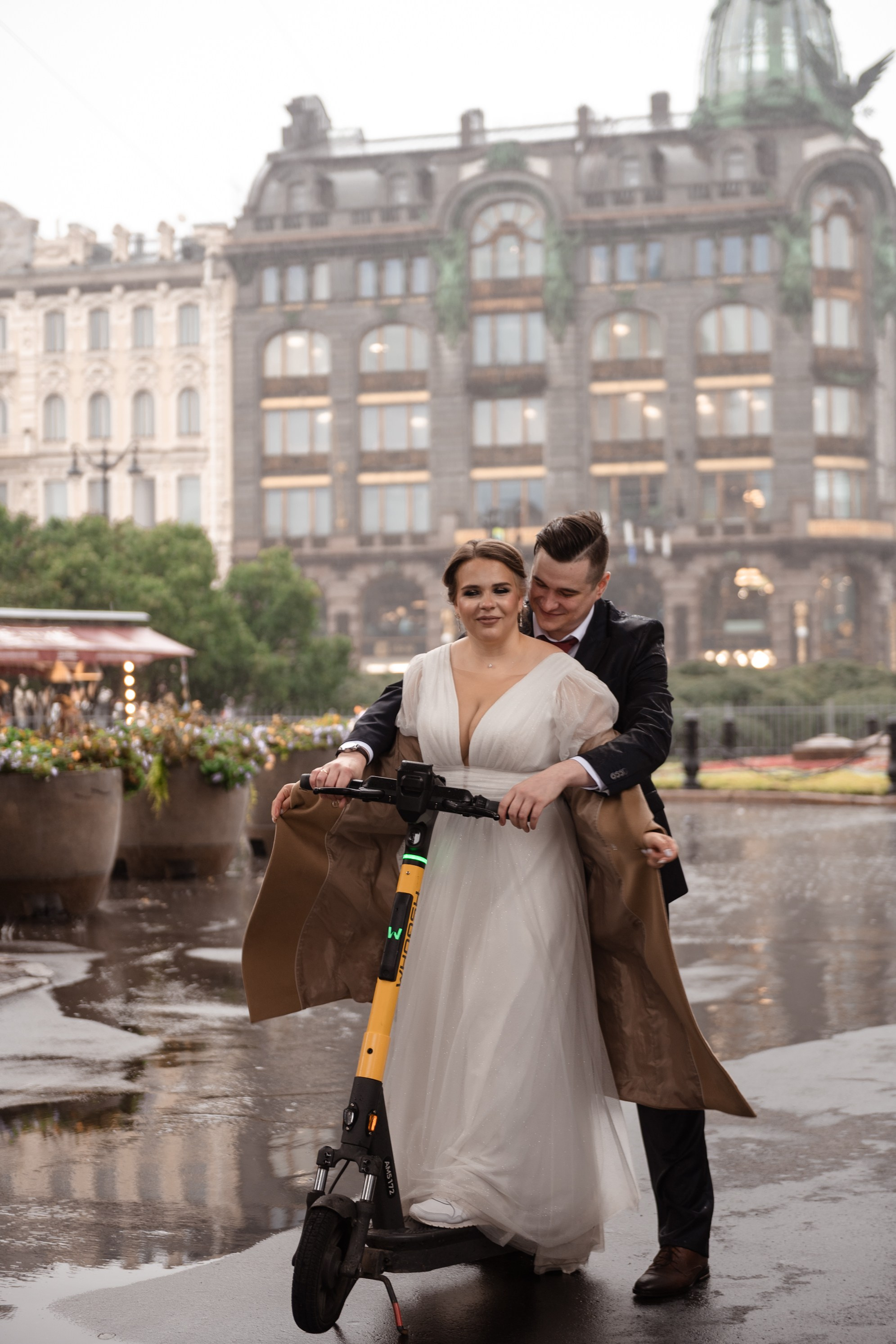 Любовь под дождем. Александр и Алена. Свадебный и семейный фотограф София Невская