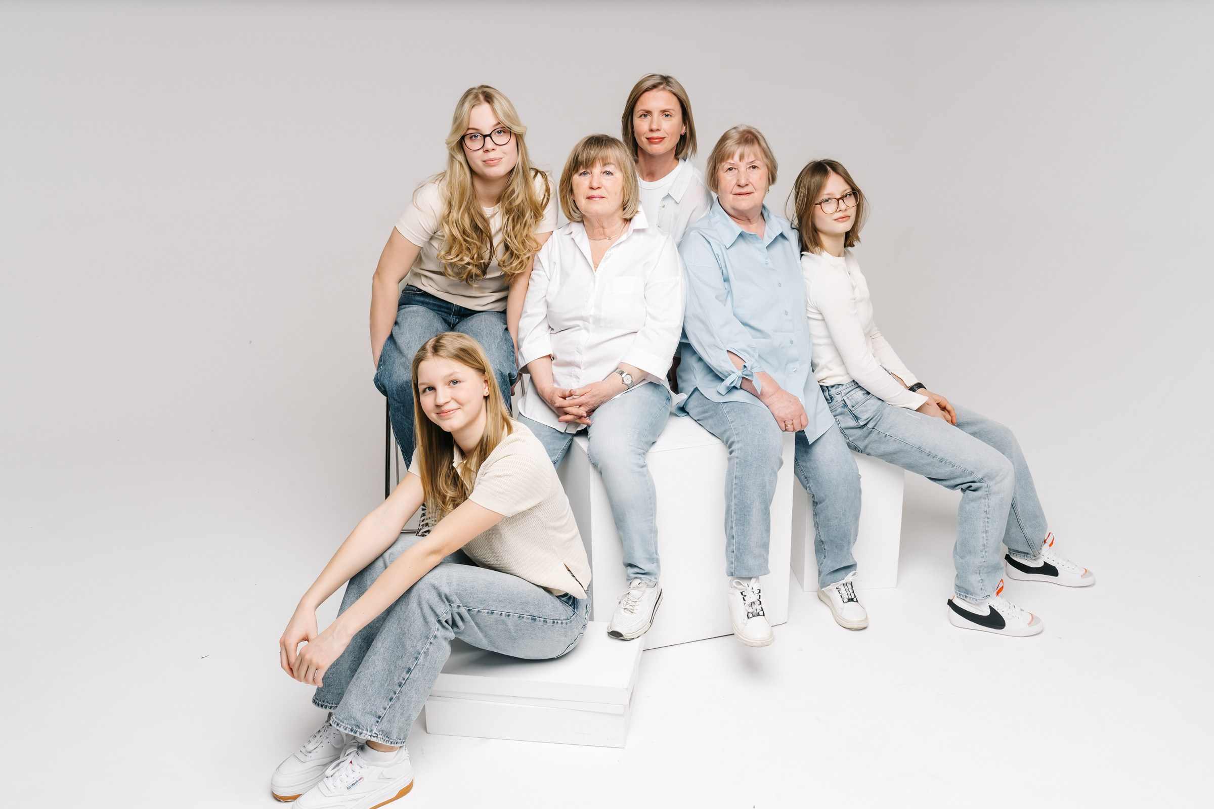 Три поколения. Фотохудожник Гордеева Анна г. Владимир