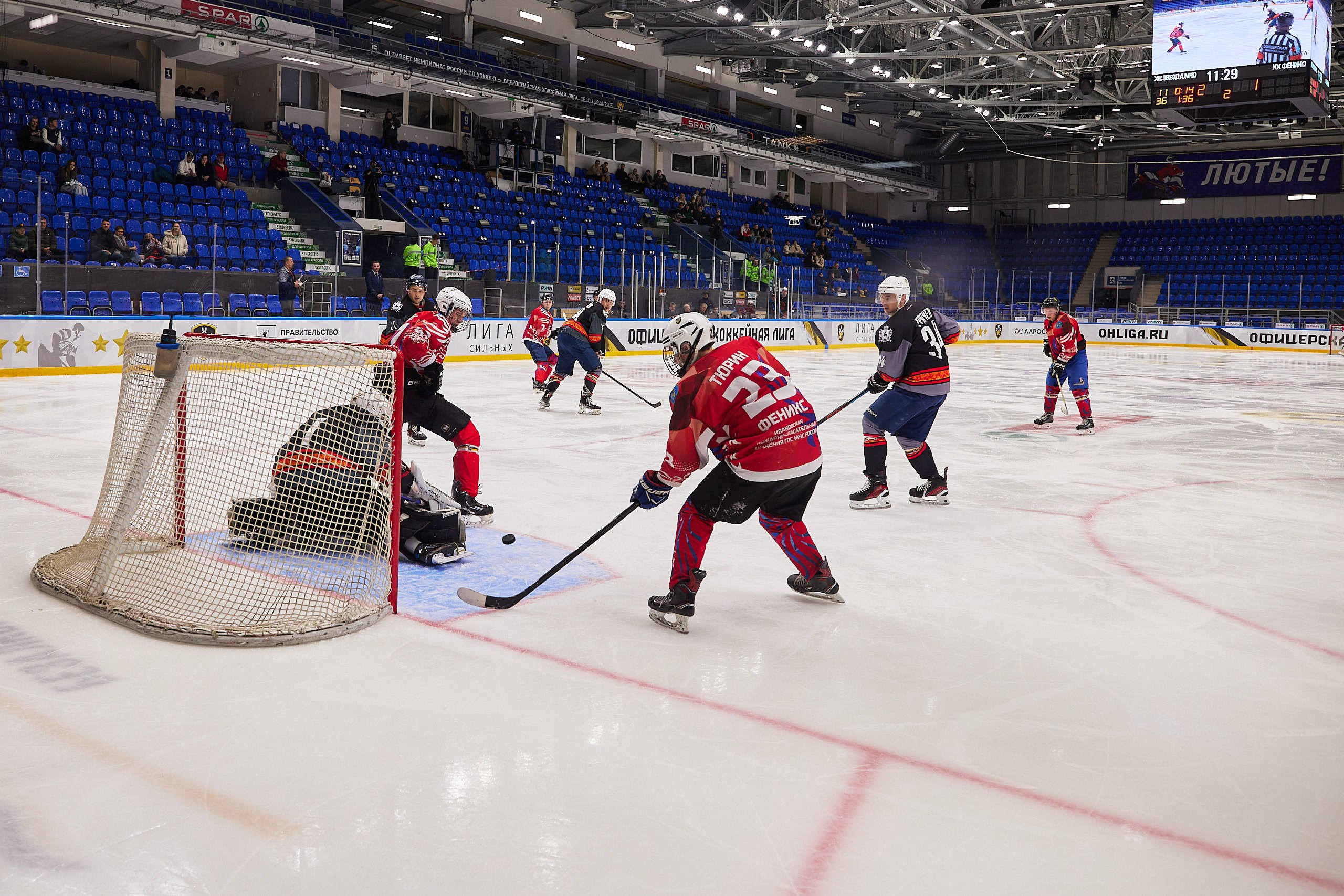 Репортаж. Офицерская хоккейная лига 2025 год. Спортивный фотограф Некрасов Денис