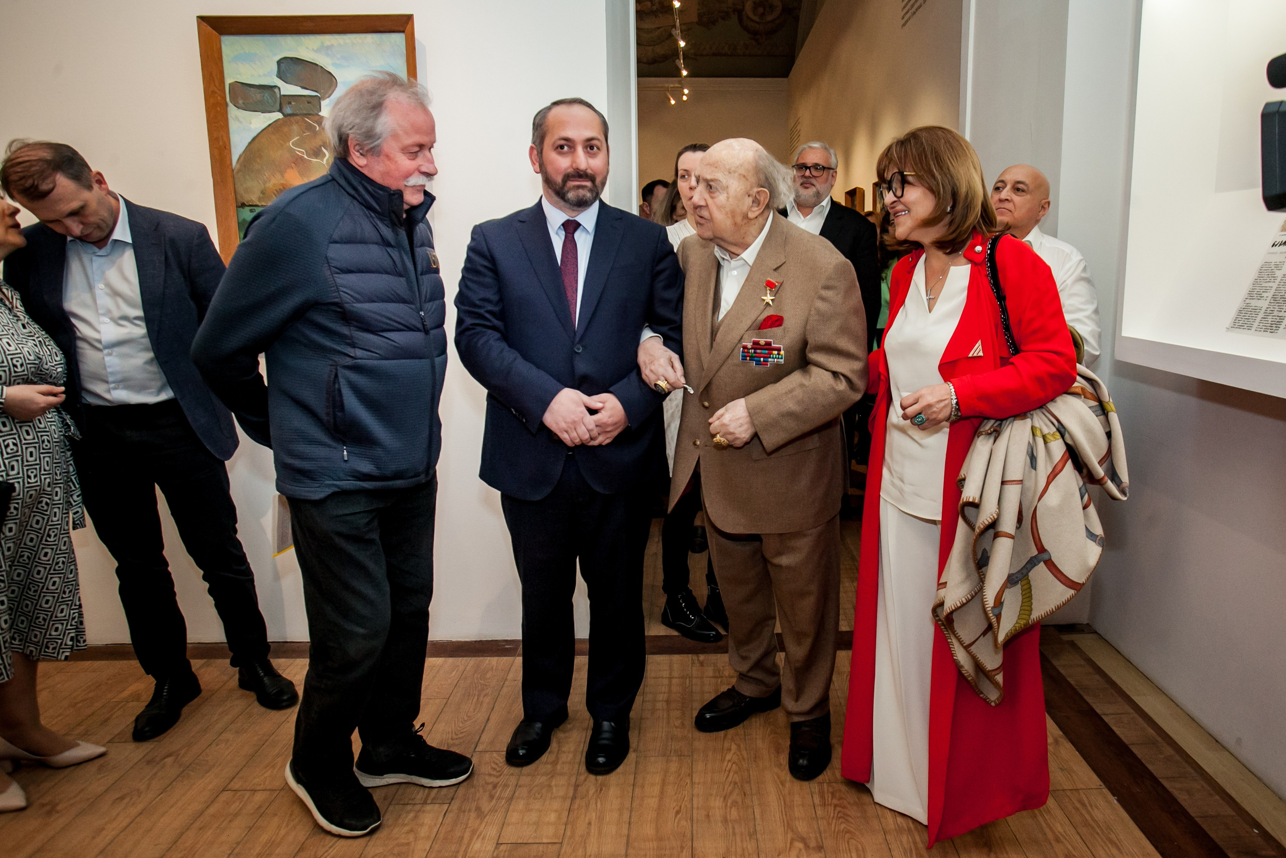 Открытие выставки Зураба Церетели. Art photographer Nino