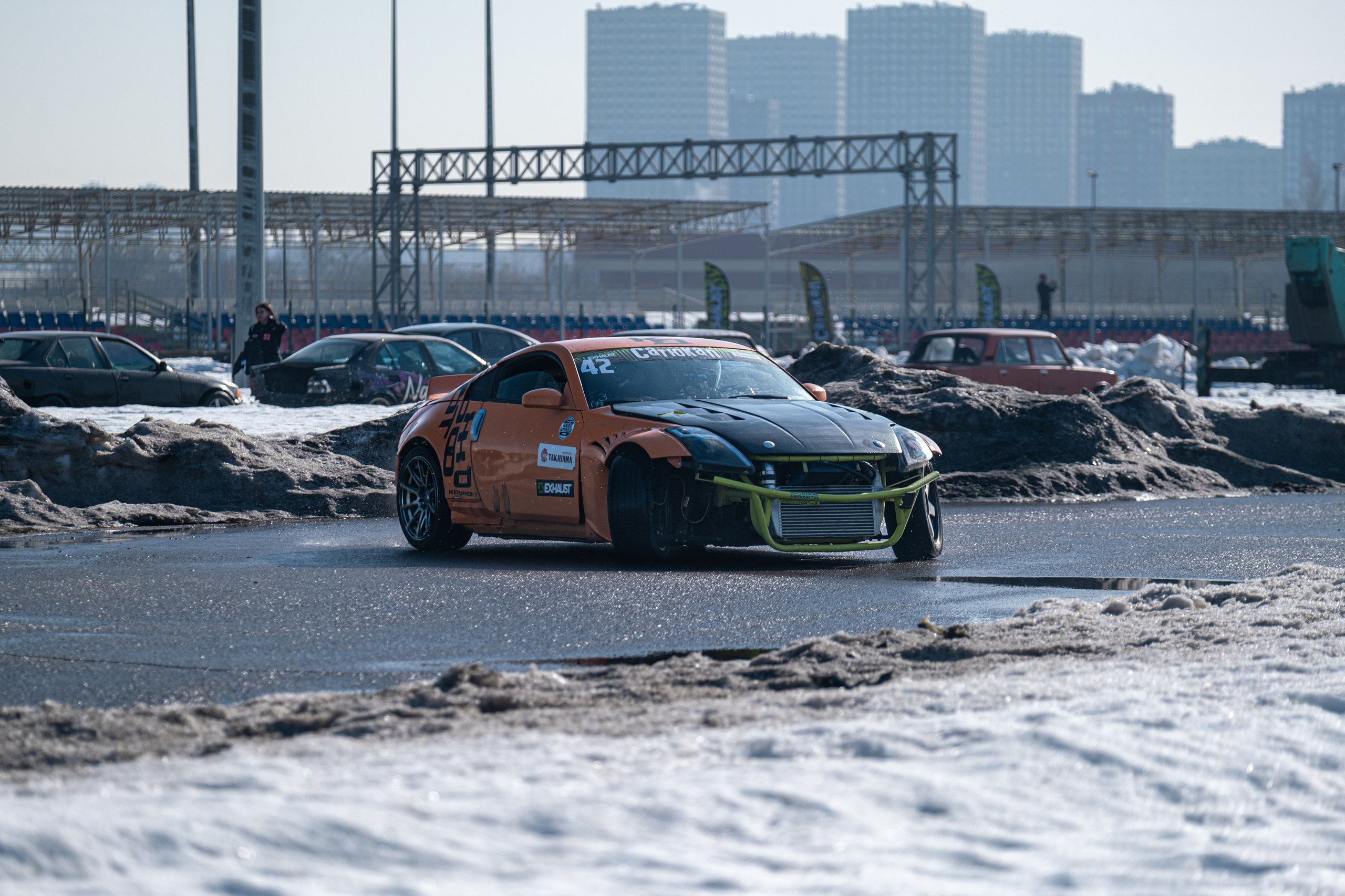 Спортивная автомобильная съемка. Malenkyia