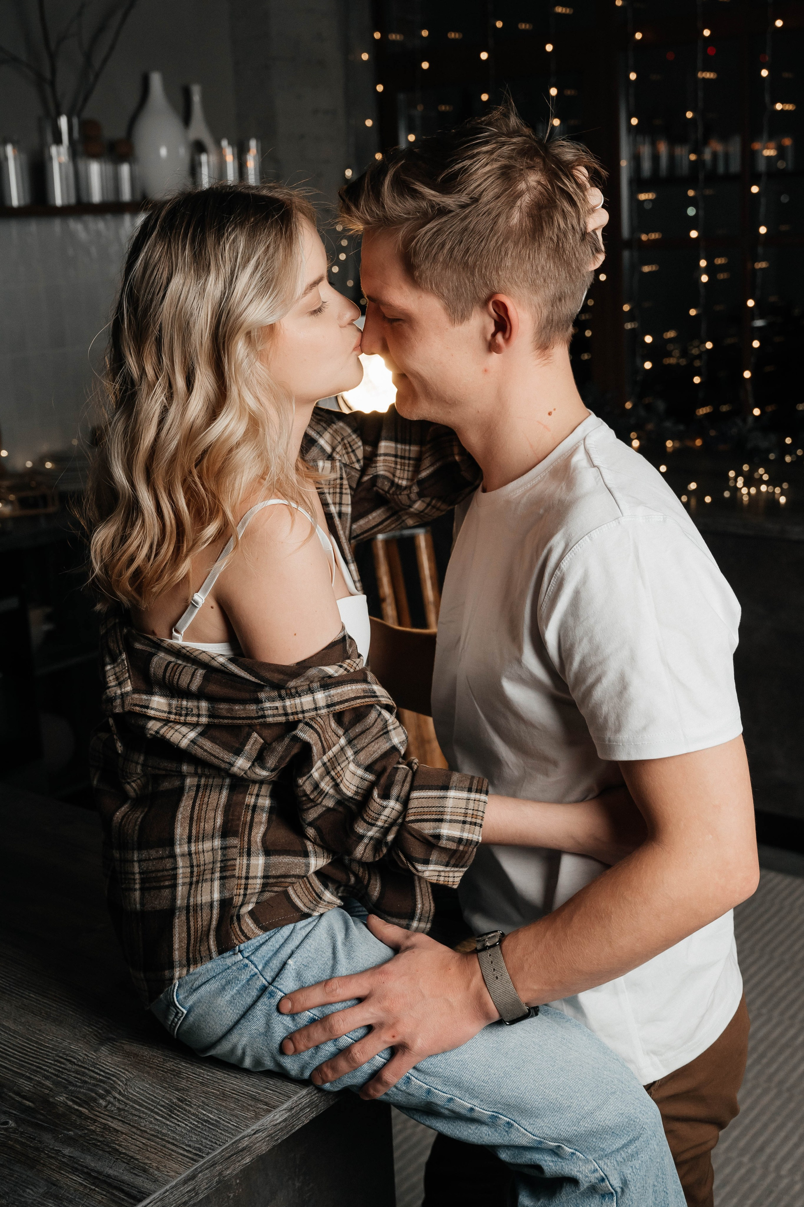 Новогодняя съёмка для Марии и Ивана. Свадебный и семейный фотограф г. Ярославль Савинская Анастасия